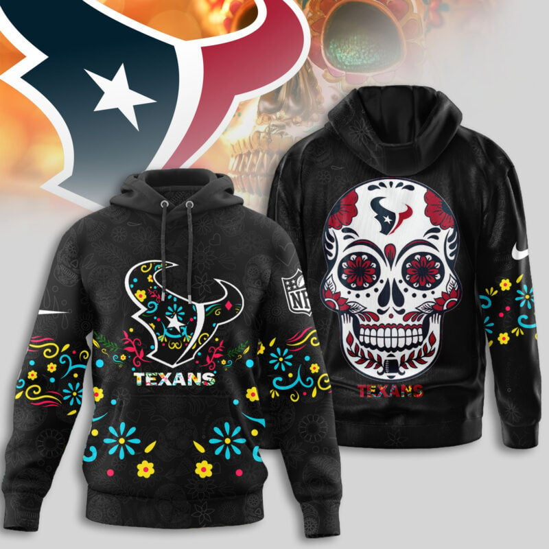 Premium NFL X HOU Dia de los Muertos Limited Editions Hoodie NDT NHM