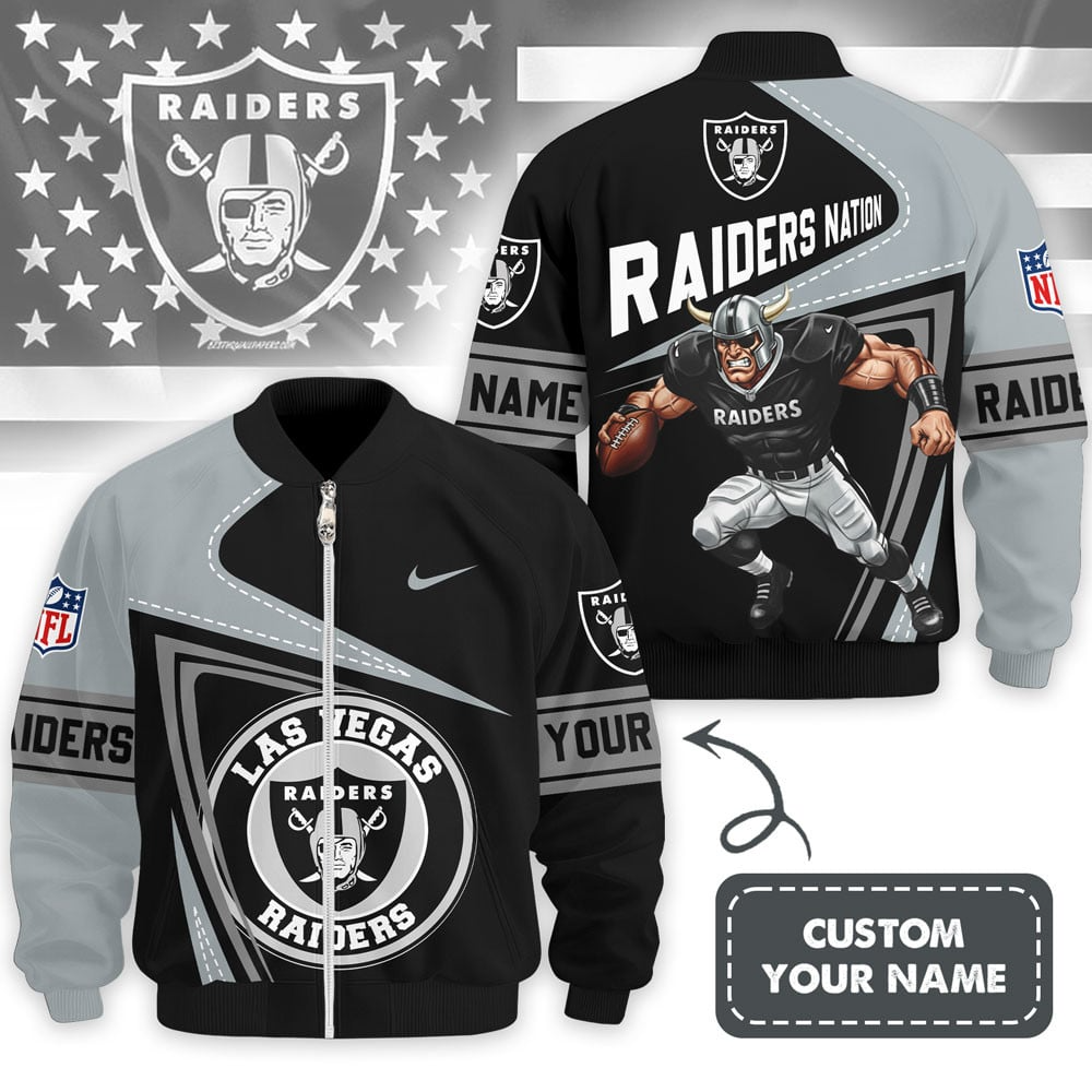 Premium NFL X RAIDE Game Day 3D Bomber Jacket NDT TDT