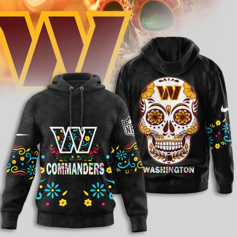 Premium NFL X WAS Dia de los Muertos Limited Editions Hoodie NDT NHM