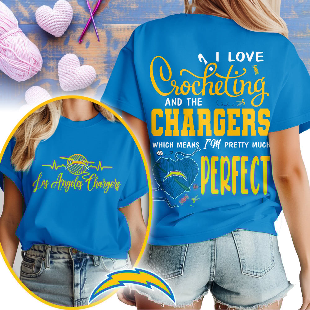 Premium NFL x LAC Crochet Fan 3D Shirt NDT NHM 2810