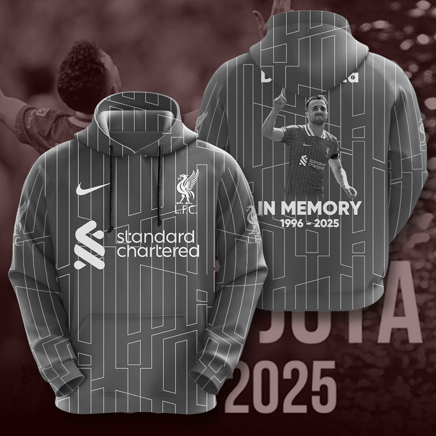 Rip Diogo in memory 1996 - 2025 3D Shirt V10 0307 DatND DVT