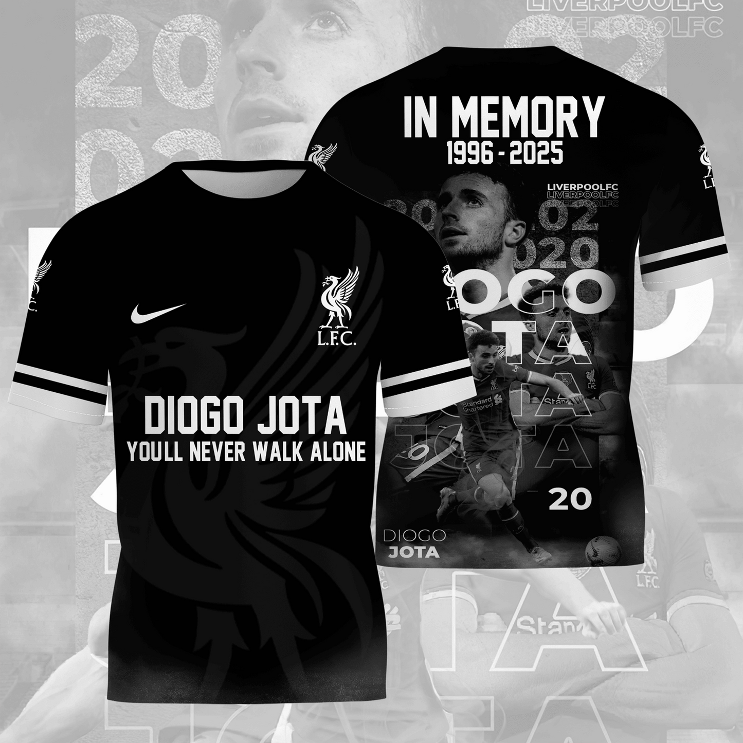 Rip Diogo in memory 1996 - 2025 3D Shirt V3 0307 DatND DVT
