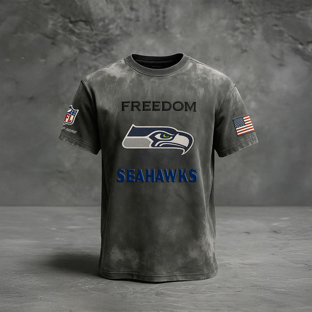 SEA Premium NFL The Freedom Washed Tee DatND DVT