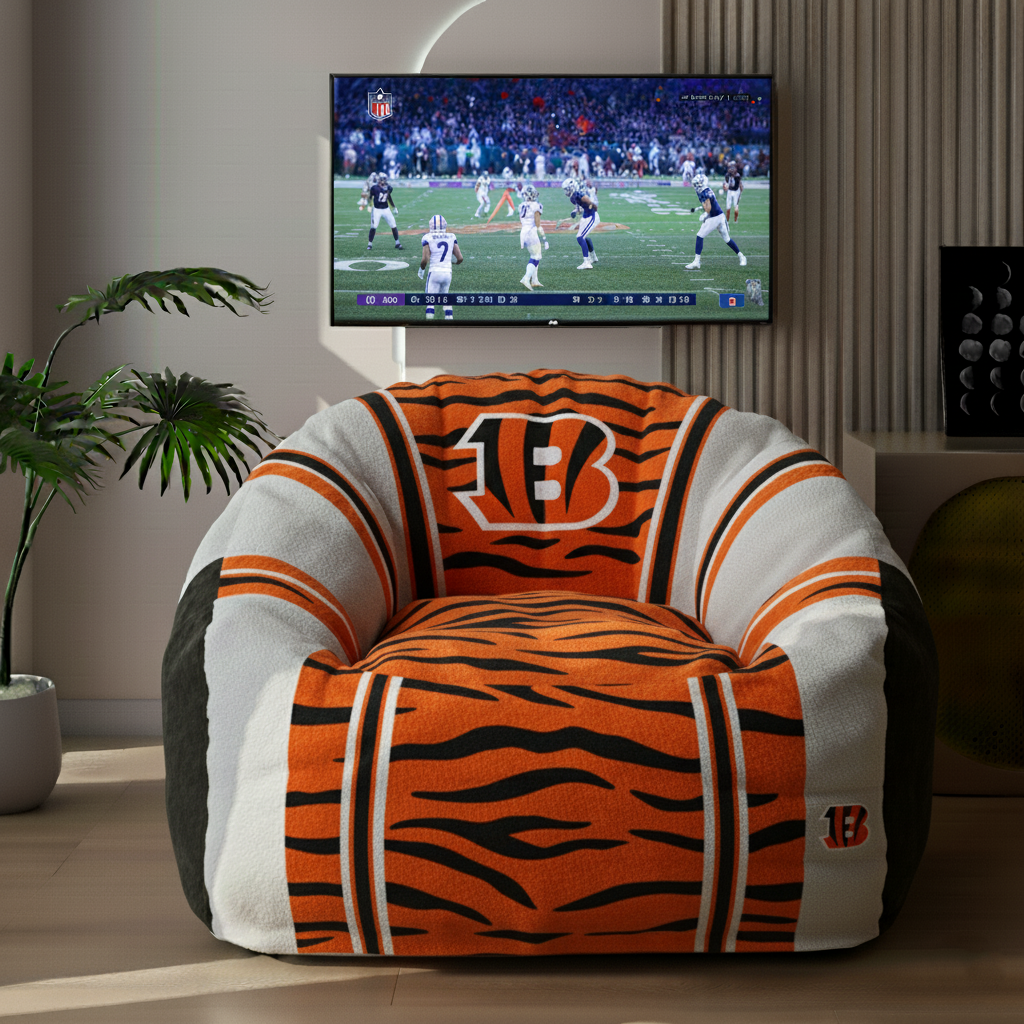 SIGNATURE NFL X BEN Team Lazy Sofa Chair Ultimate Game Day Lounger for True Fans NDT TDT 3010