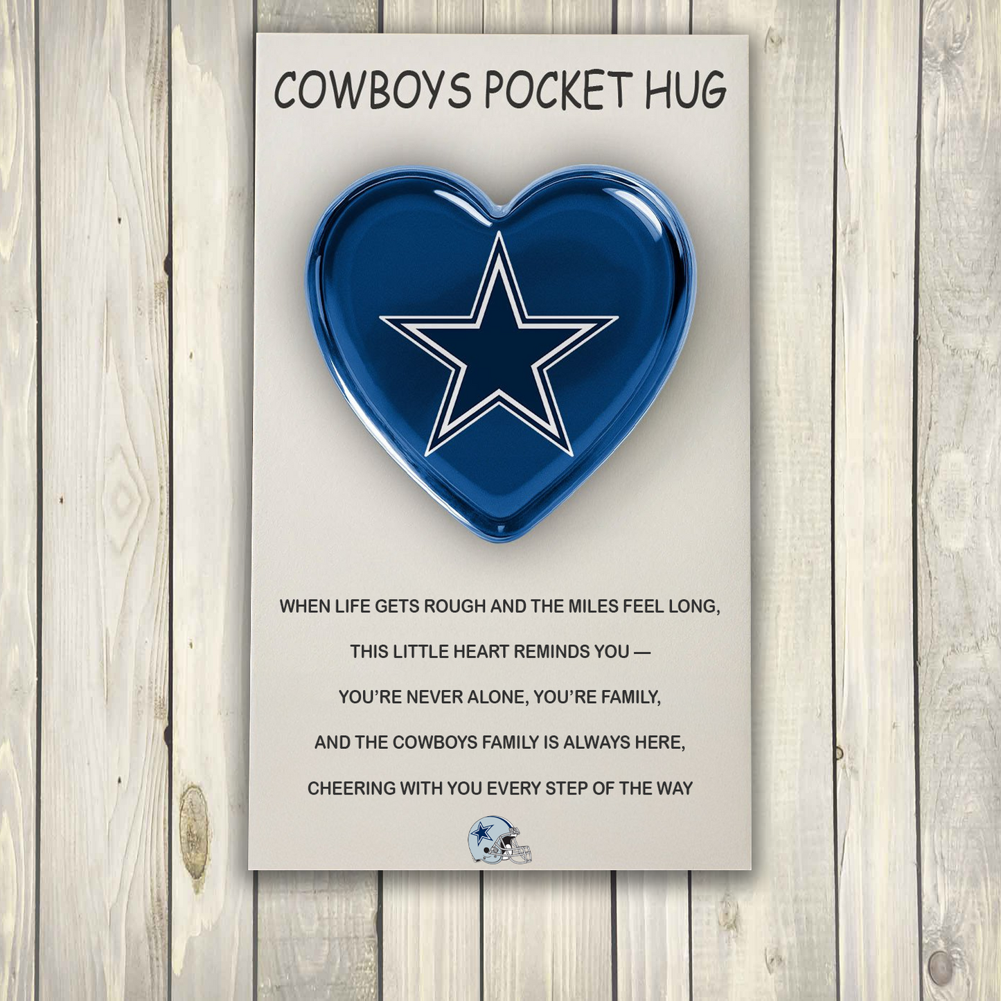SIGNATURE NFL X DAL POCKET HEART FOR BIG FAN 20 NDT TDT