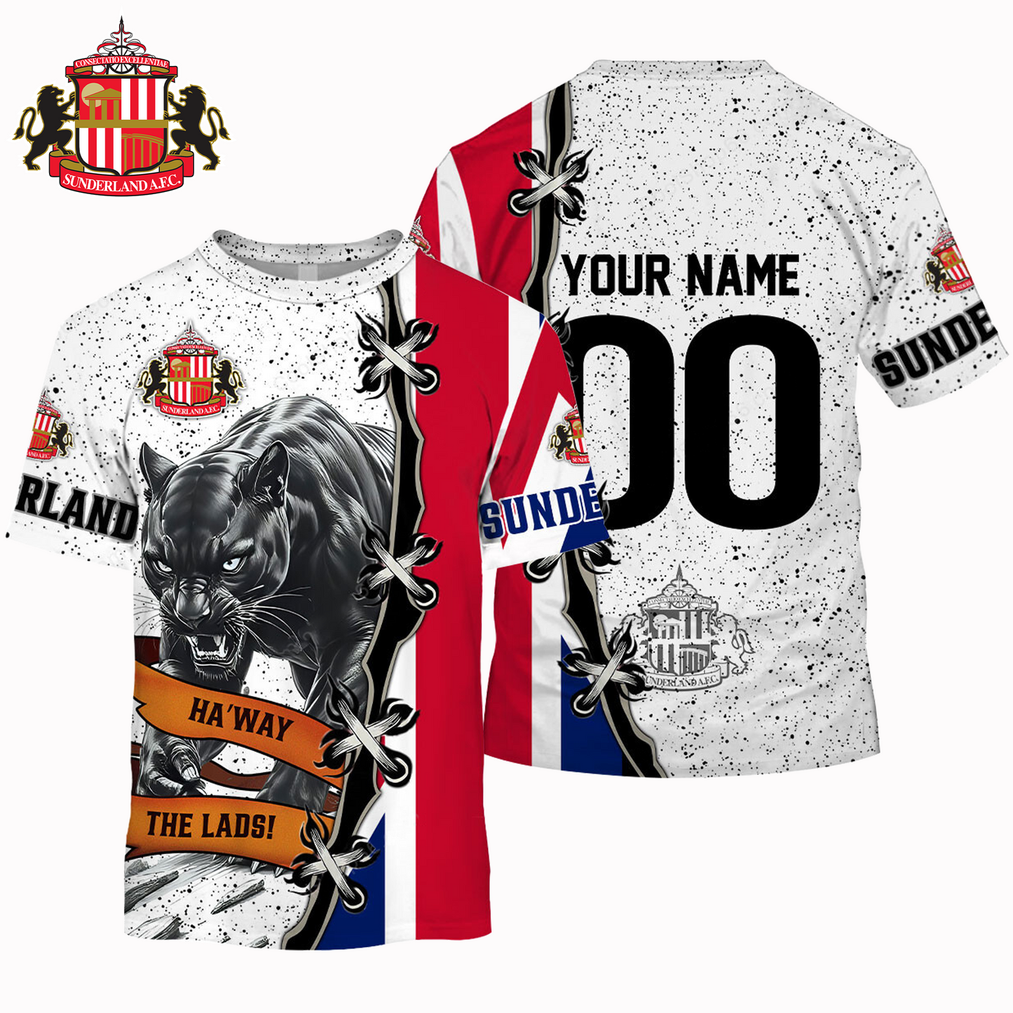 SUN x EPL UK Flag Mascot Design Shirt DDT CTND