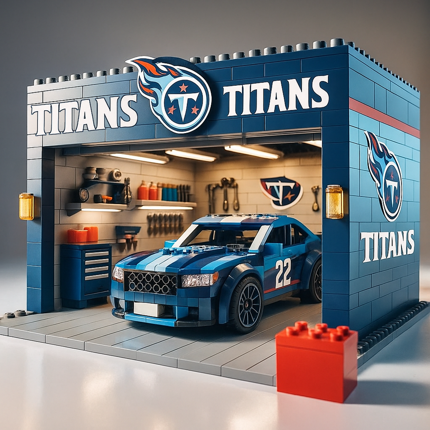 TEN x NFL Garage Building Blocks Set DATND TANTD