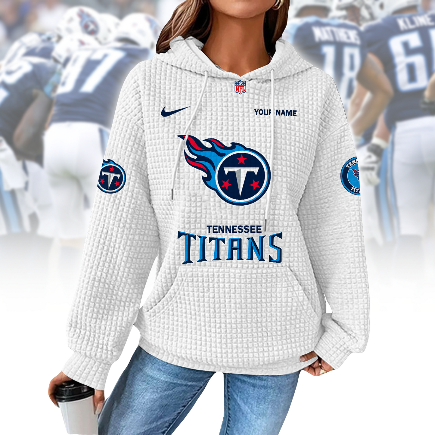 TEN x NFL Waffle Hoodie 0310 DatND DVT