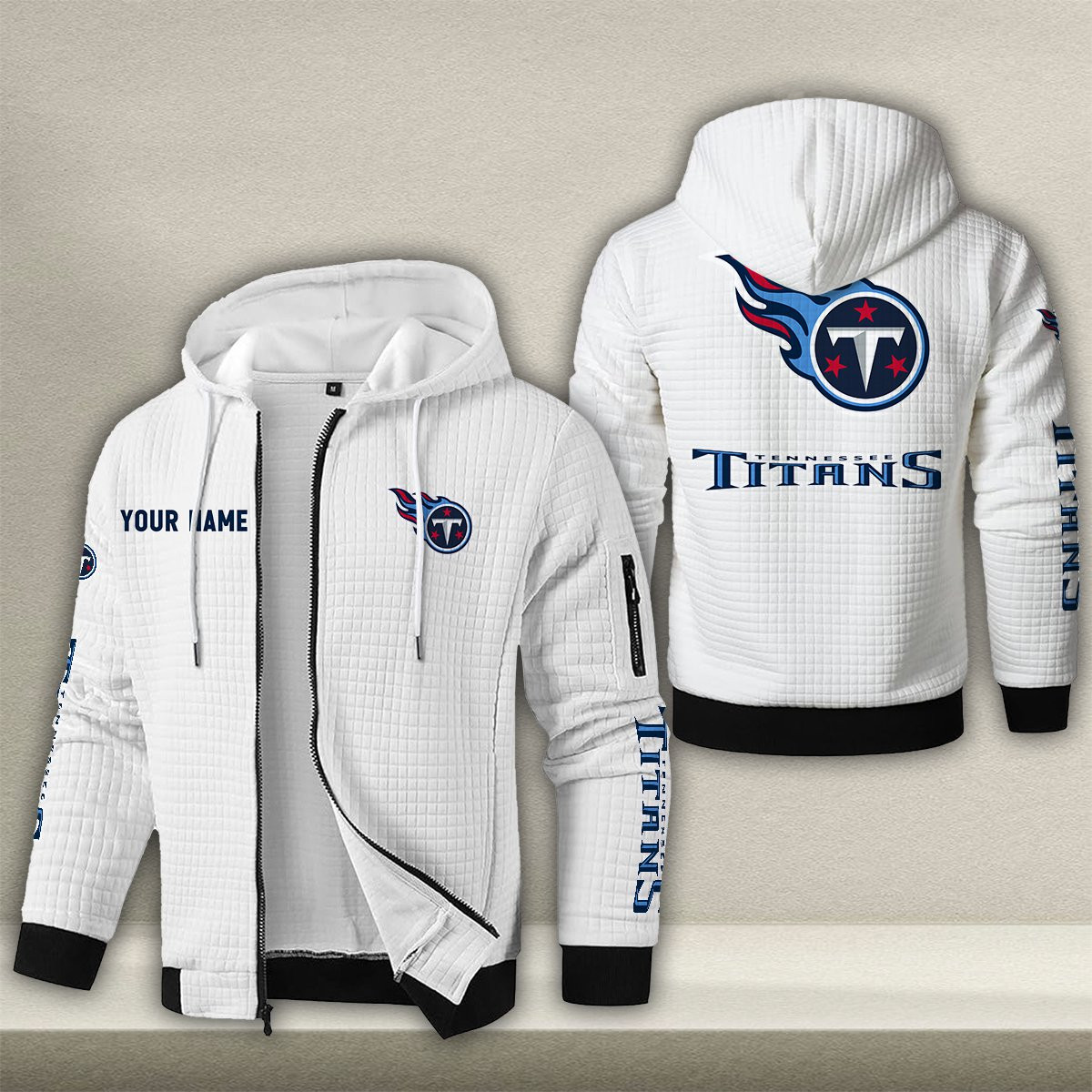TEN x NFL Quilted Zip Hoodie DatND DVT