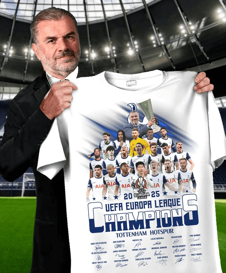 TOT Europa League 2025 Champions 2D Shirt NDD