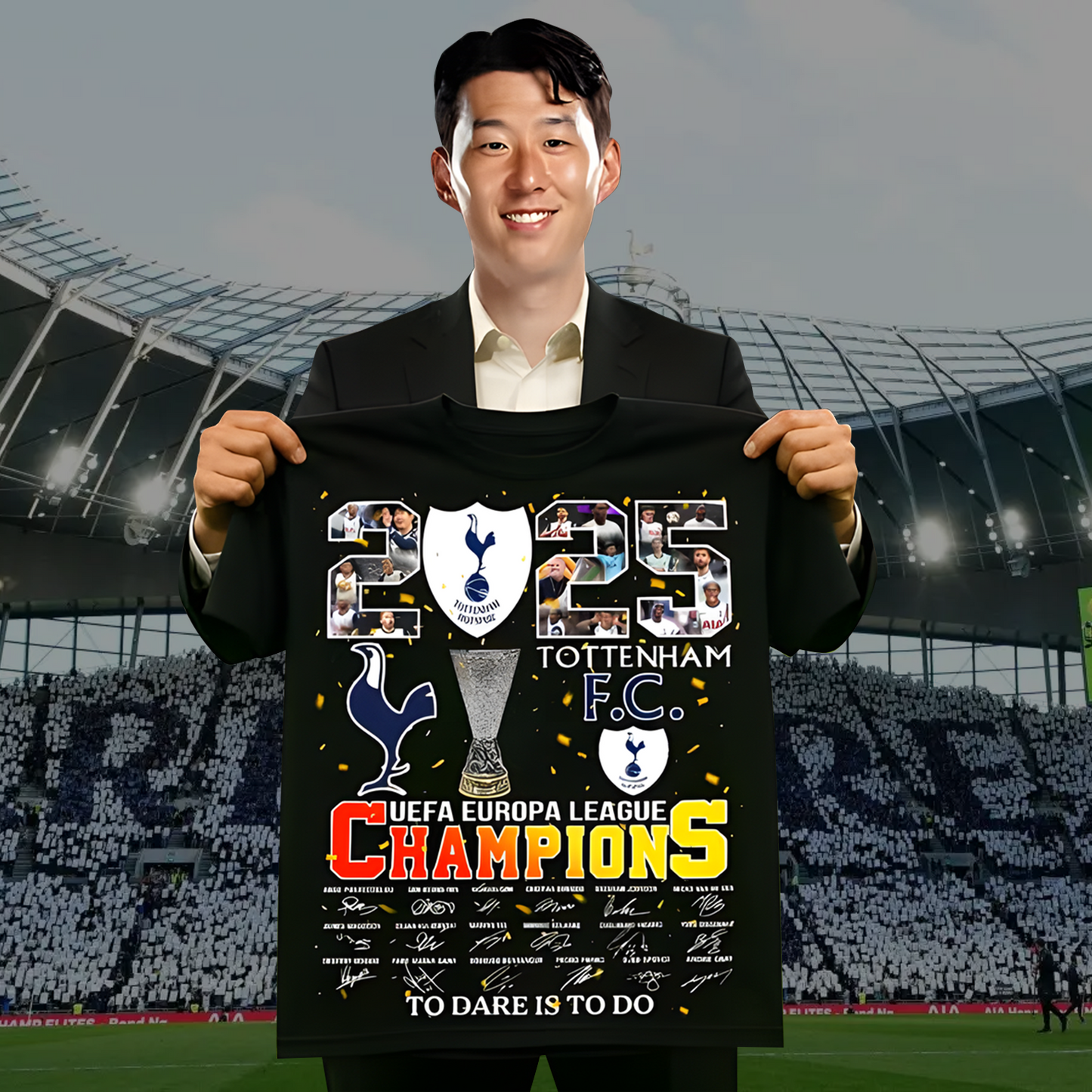 TOT Europa League 2025 Champions 2D Shirt V1 NDD