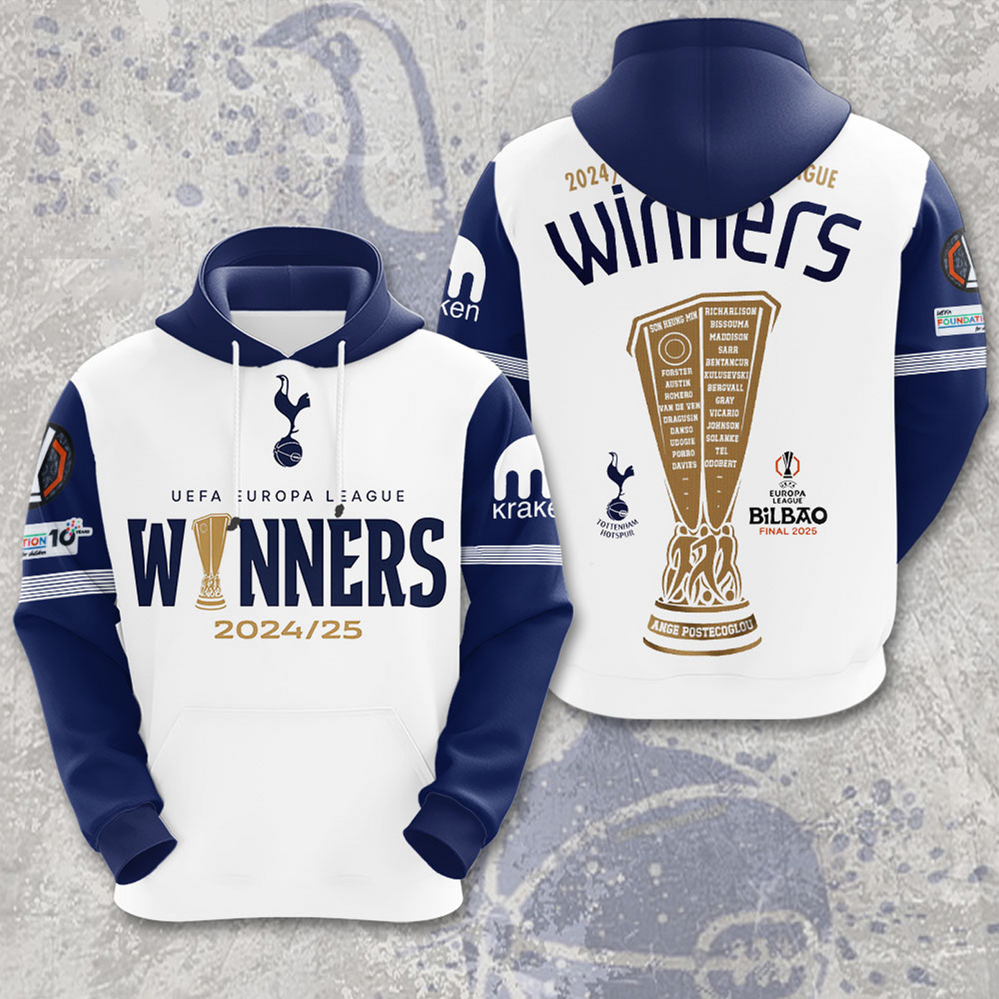 TOT Europa League 2025 Champions 3D Shirt V13 NDD