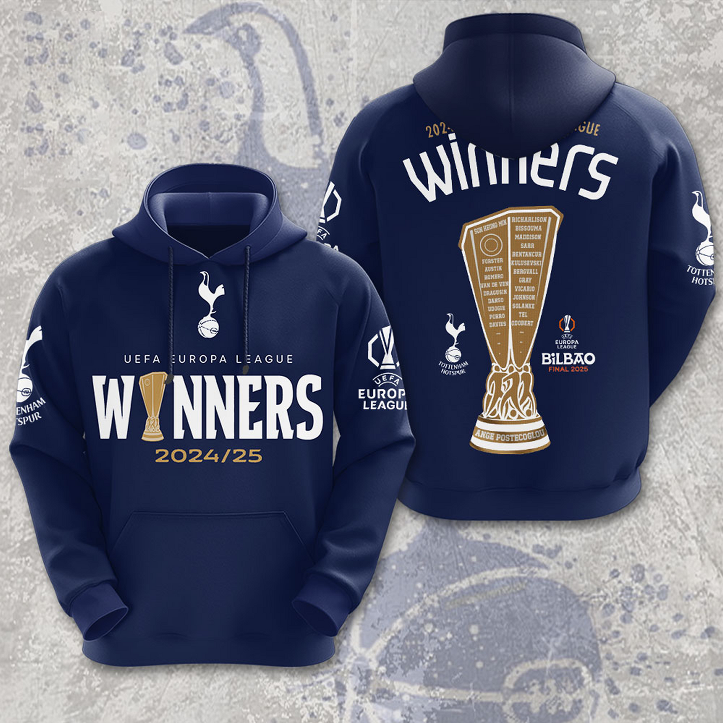 TOT Europa League 2025 Champions 3D Shirt V14 NDD