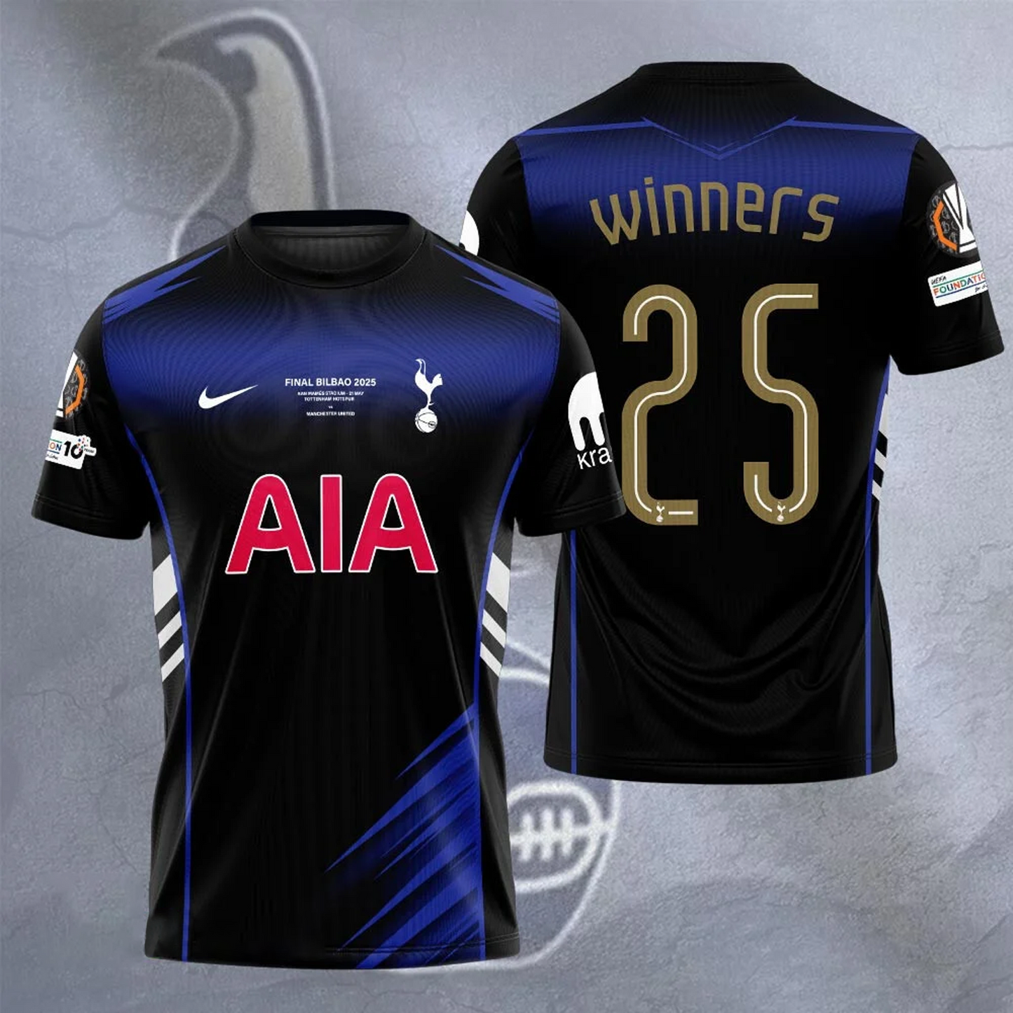 TOT Europa League 2025 Champions 3D Shirt V16 NDD