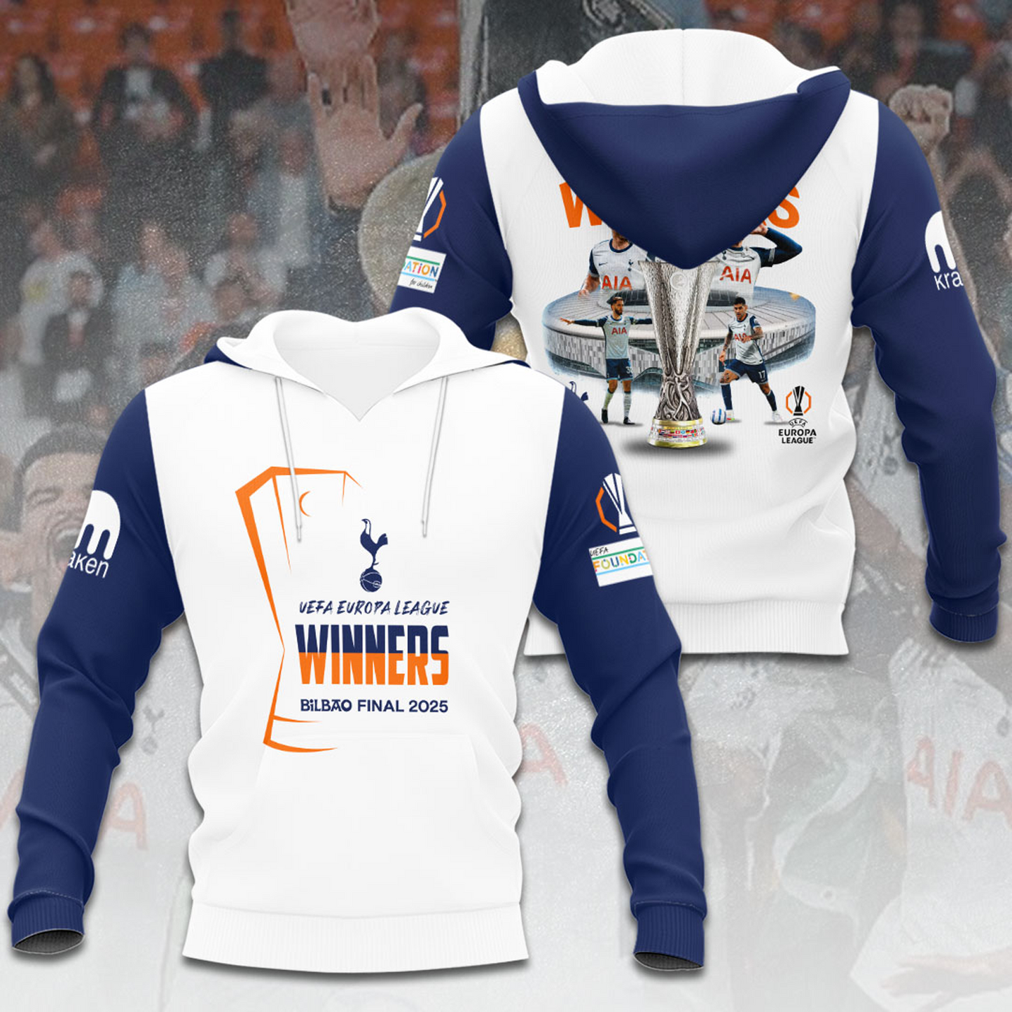 TOT Europa League 2025 Champions 3D Shirt V19 NDD