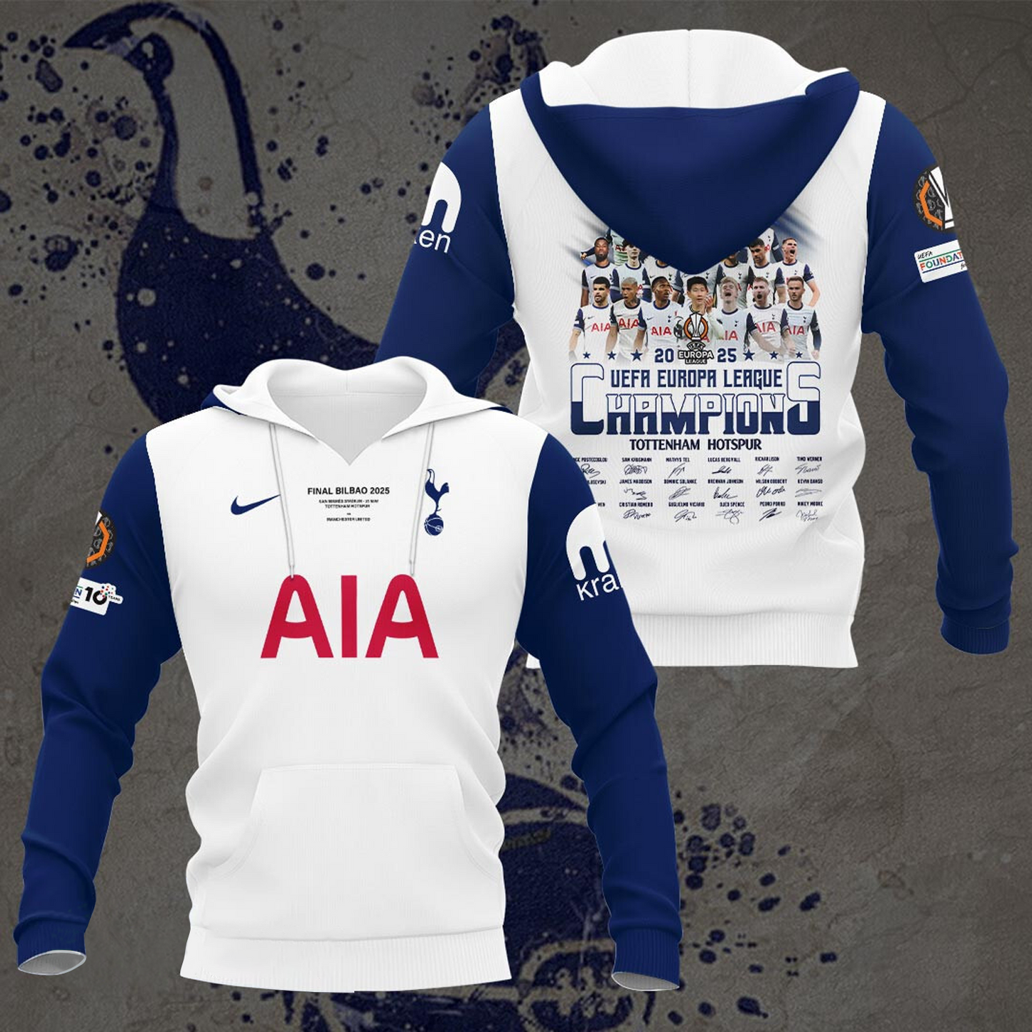 TOT Europa League 2025 Champions 3D Shirt V22 NDD