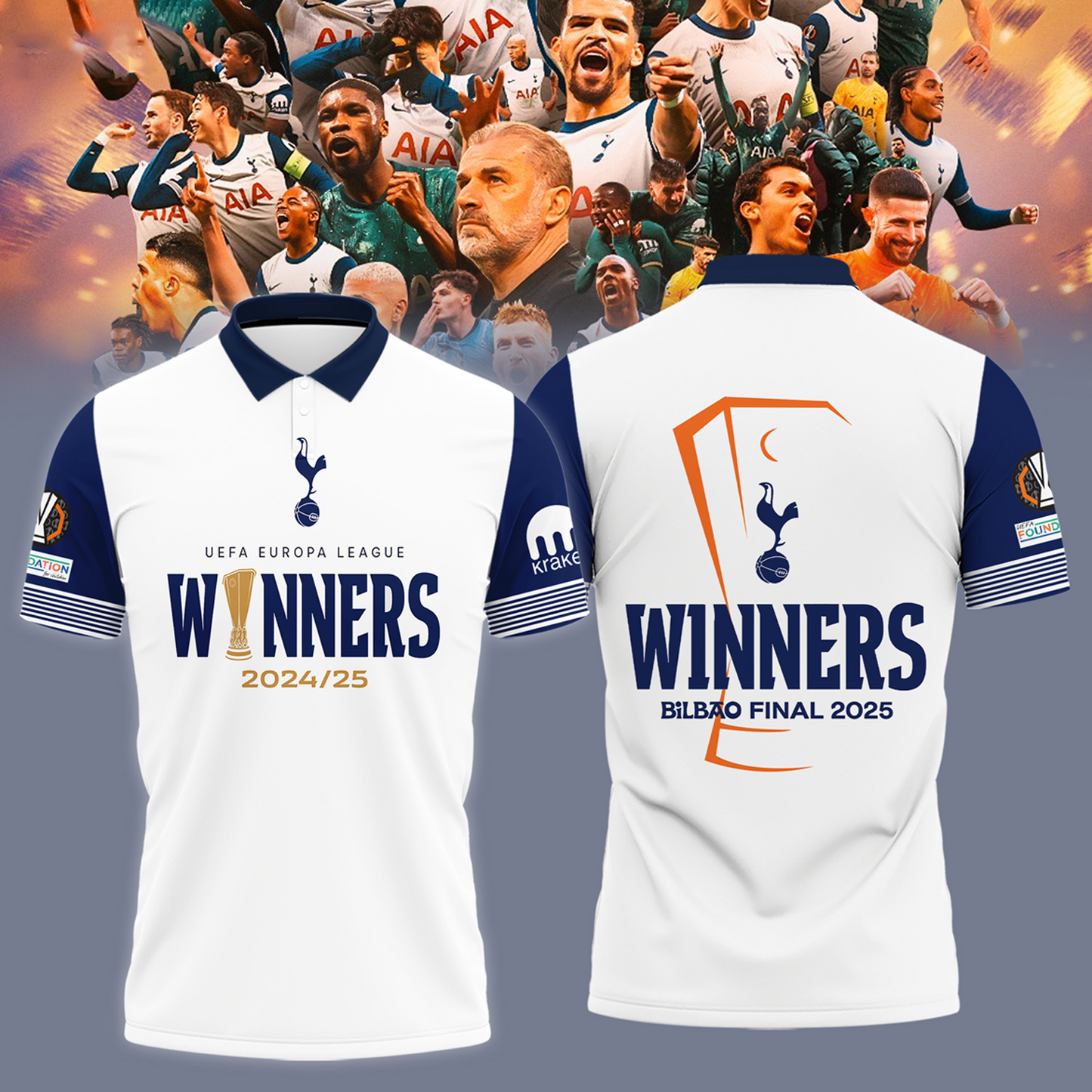 TOT Europa League 2025 Champions 3D Shirt V2 NDD