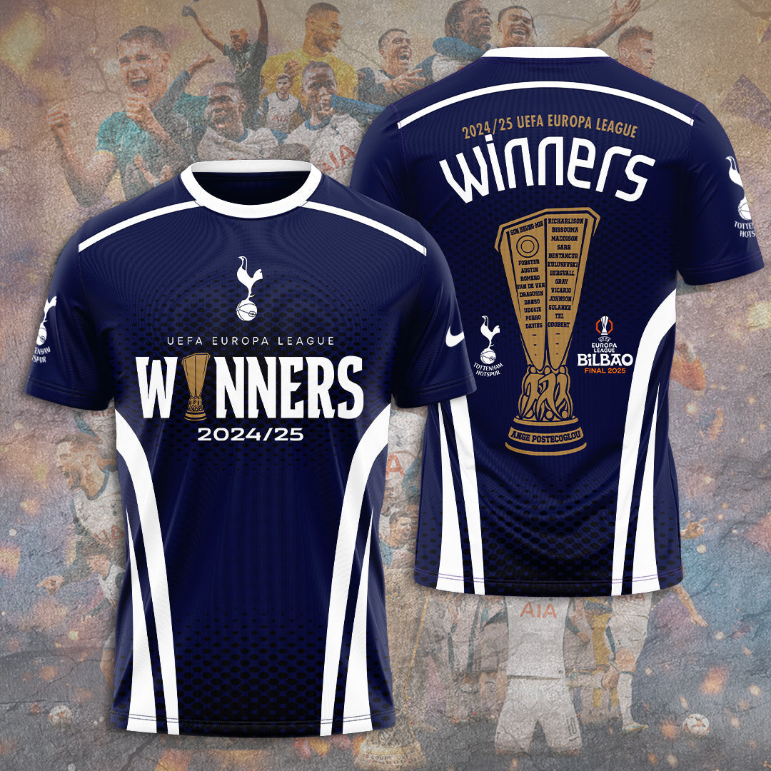 TOT Europa League 2025 Champions 3D Shirt V24 NDD