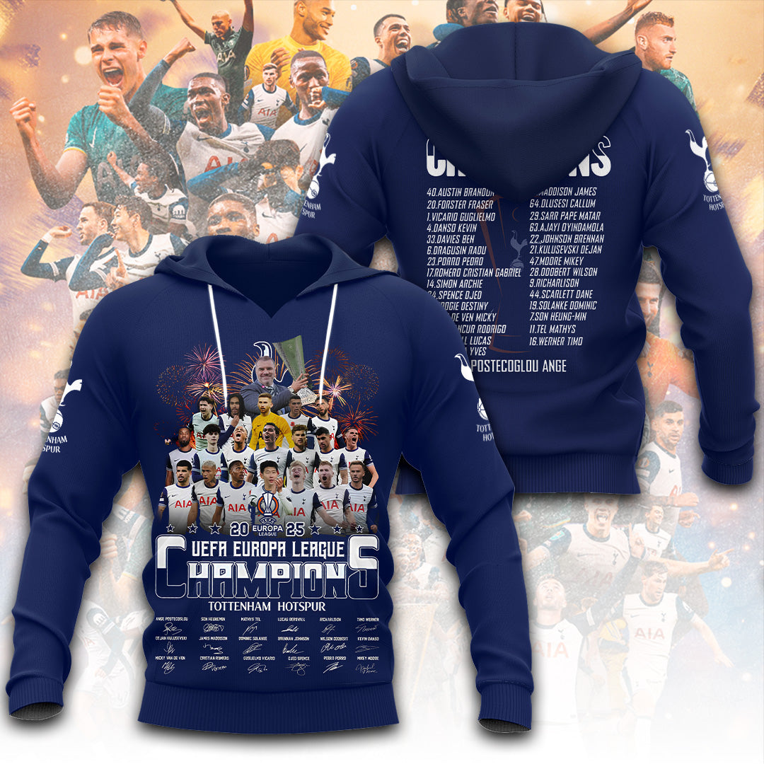 TOT Europa League 2025 Champions 3D Shirt V25 NDD