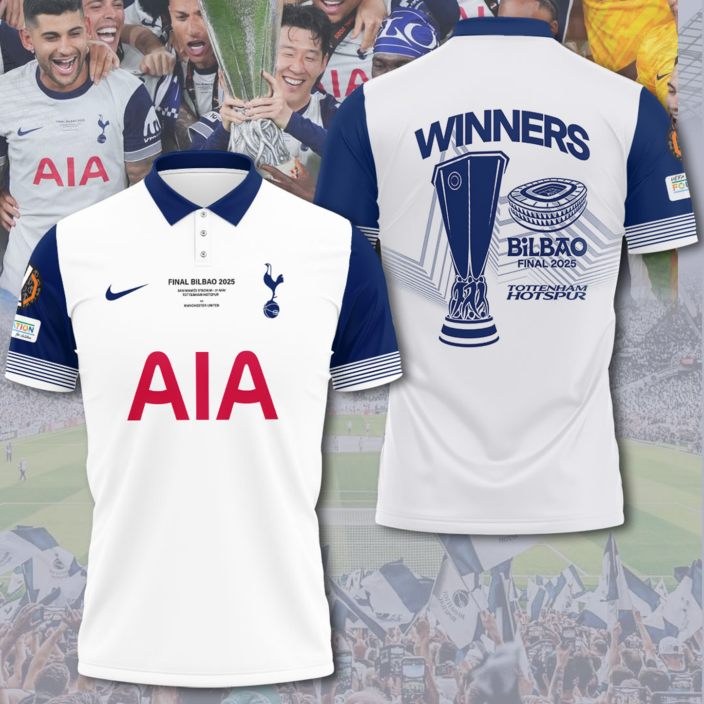 TOT Europa League 2025 Champions 3D Shirt V3 NDD
