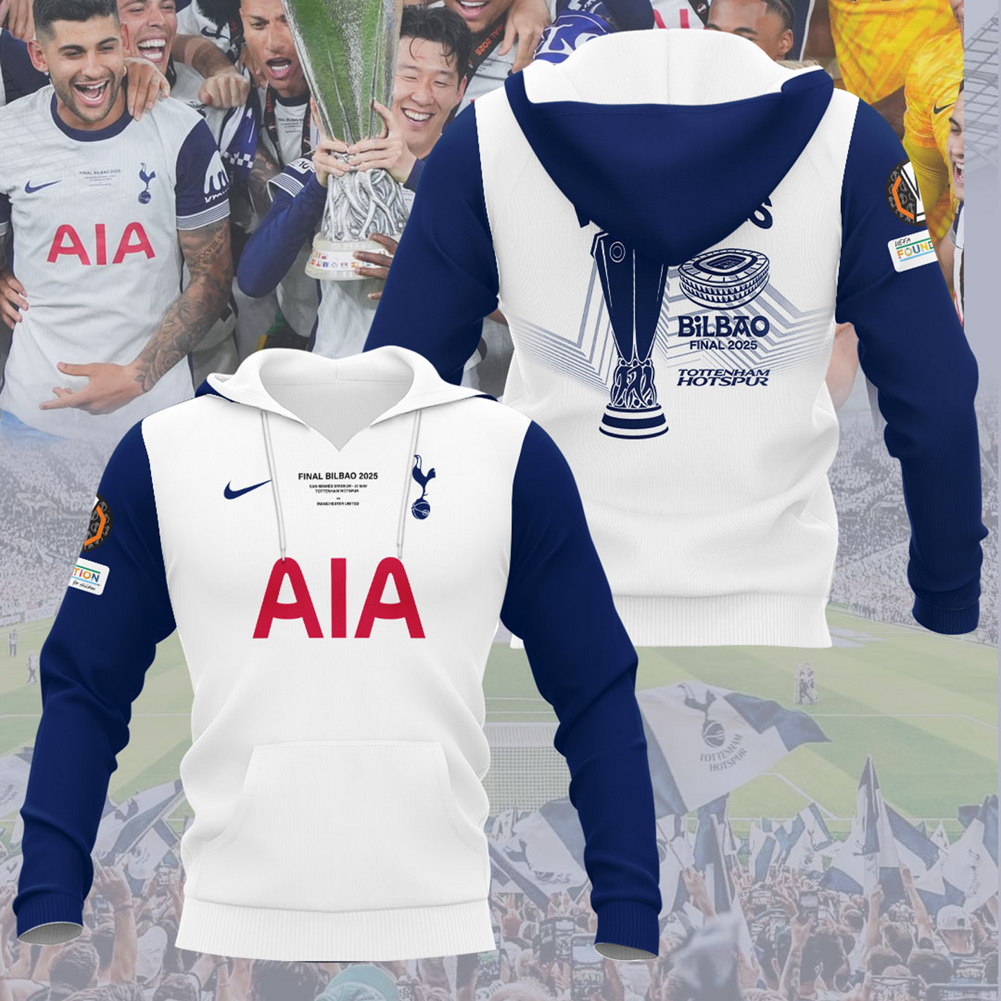 TOT Europa League 2025 Champions 3D Shirt V3 NDD