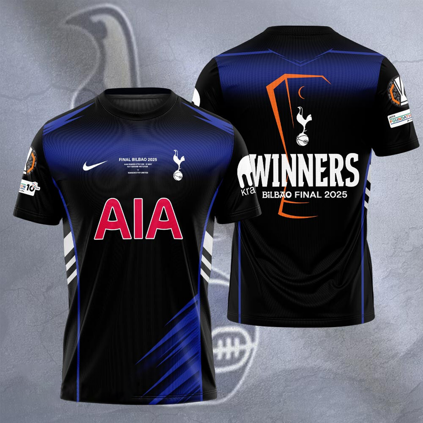 TOT Europa League 2025 Champions 3D Shirt V4 NDD DVT