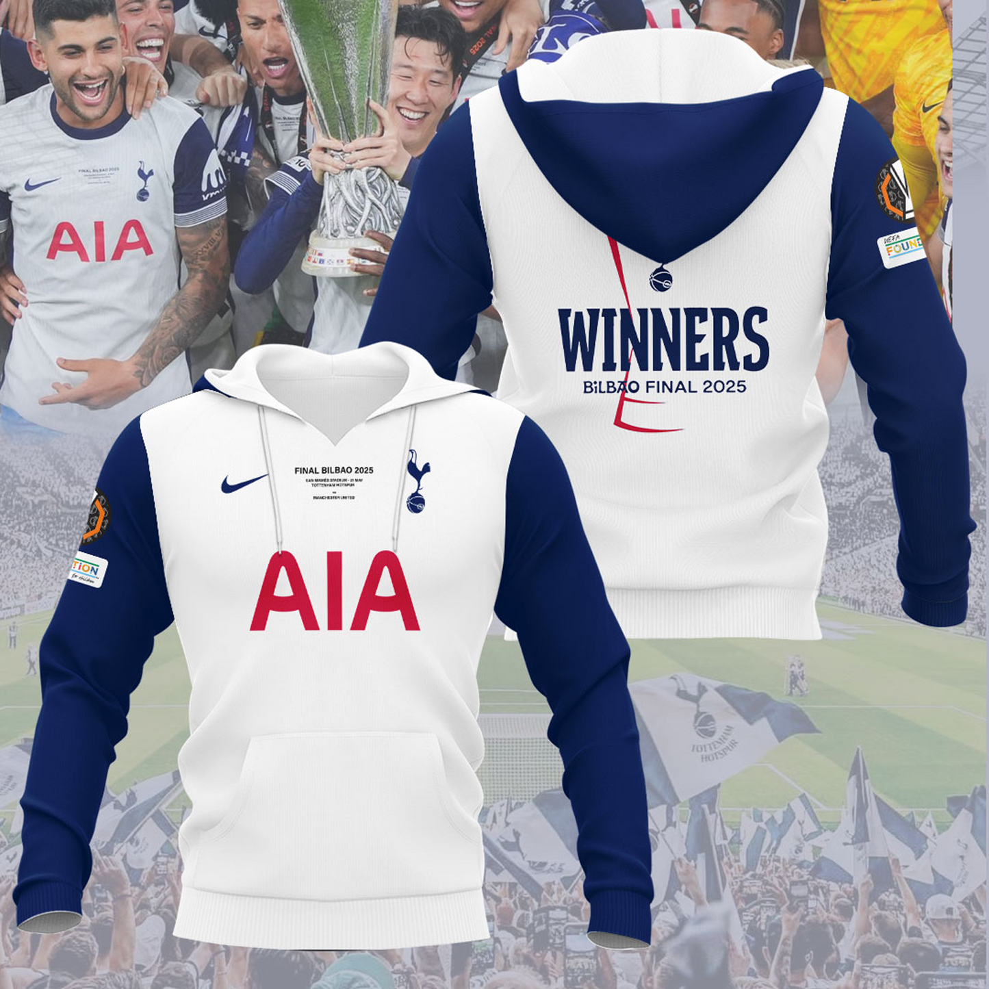 TOT Europa League 2025 Champions 3D Shirt V4 NDD