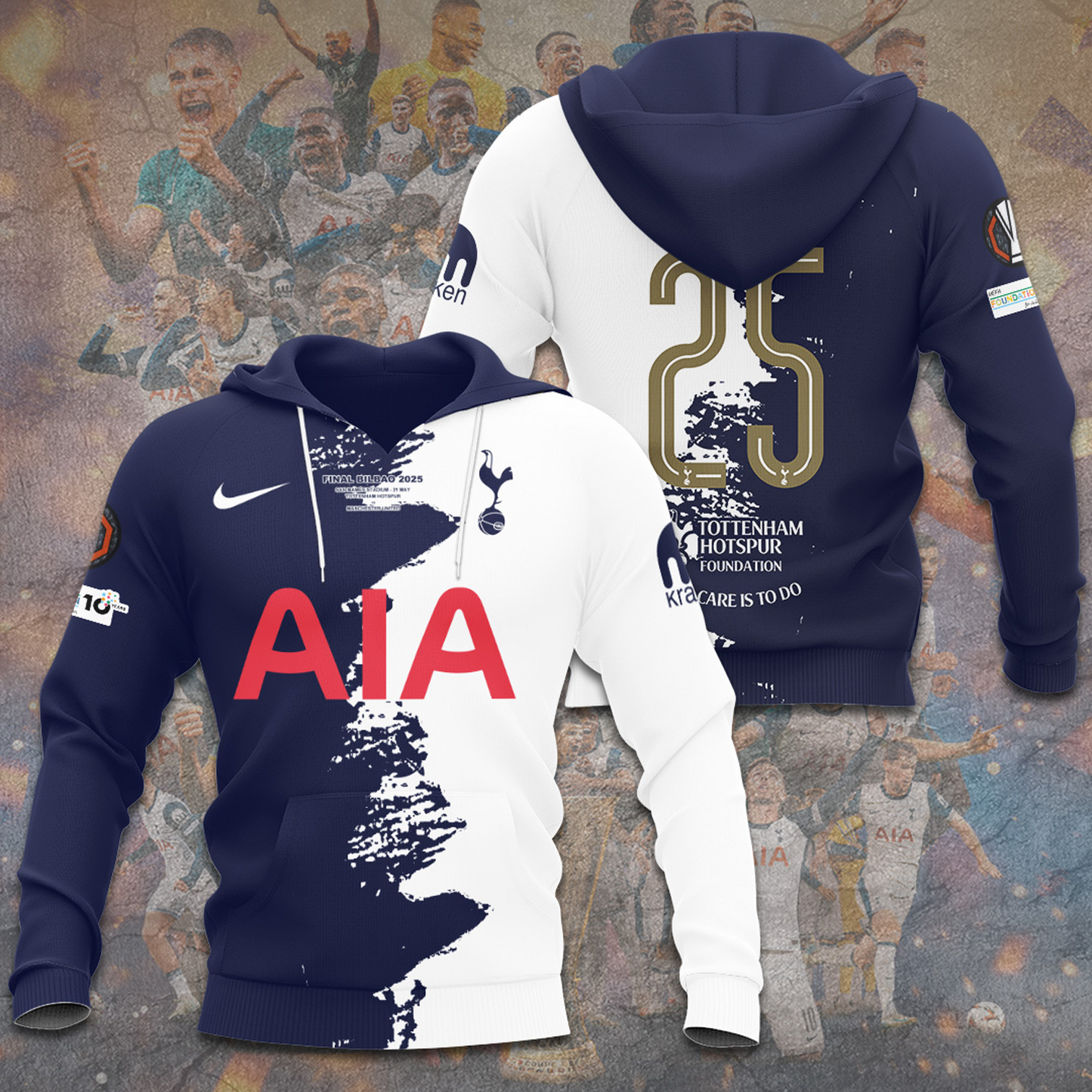 TOT Europa League 2025 Champions 3D Shirt V6 NDD