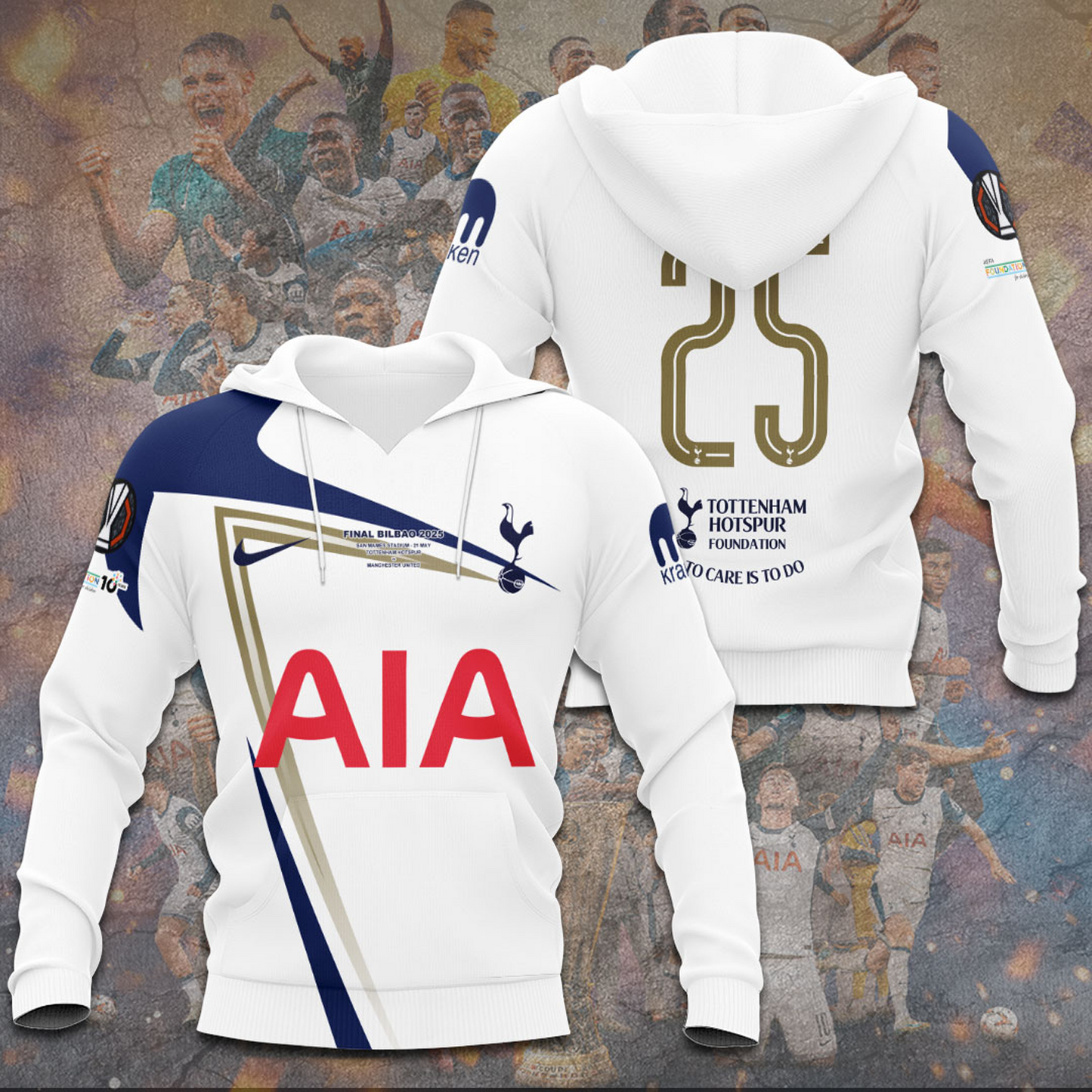 TOT Europa League 2025 Champions 3D Shirt V7 NDD
