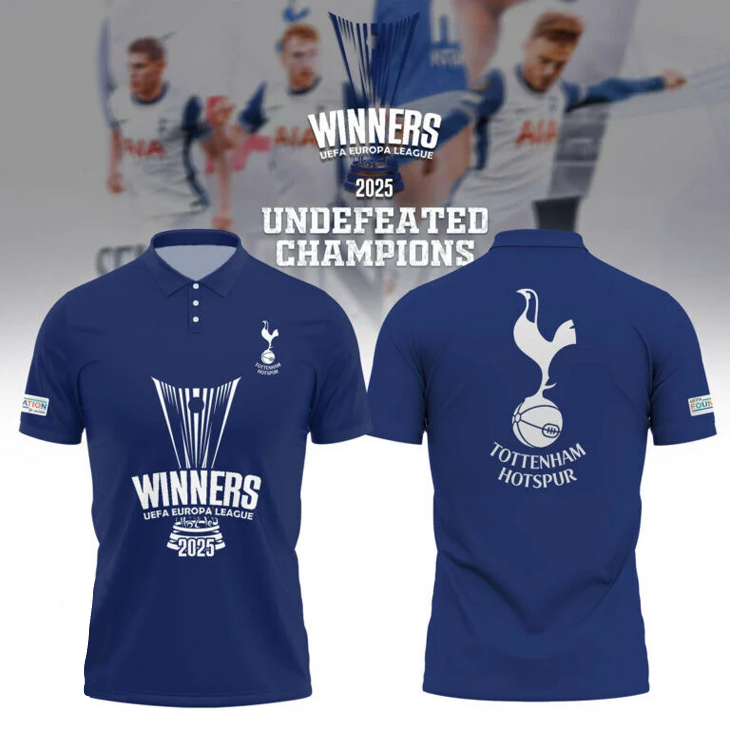 TOT Europa League Champion 3D Shirt V6 NDD