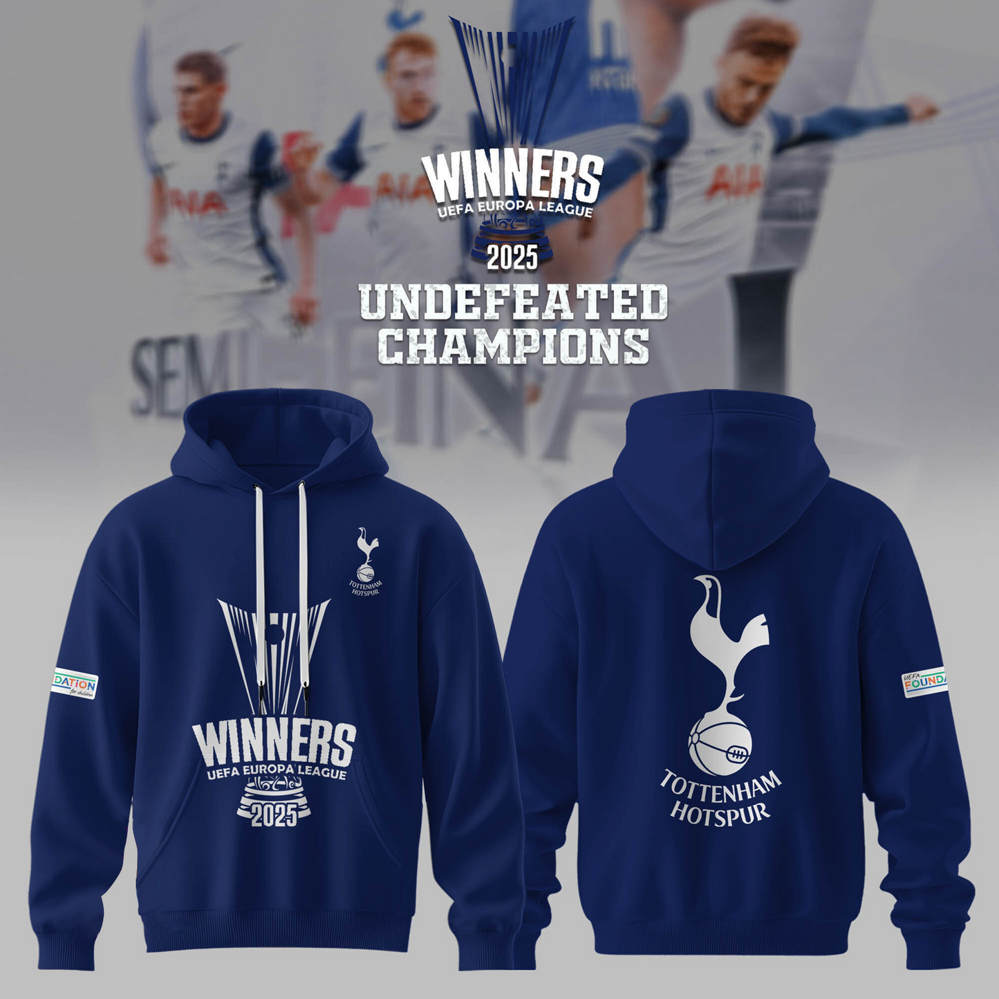 TOT Europa League Champion 3D Shirt V6 NDD