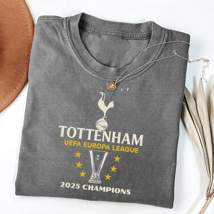 TOT Europa League Champions 2025 Retro Tshirt DDTTV