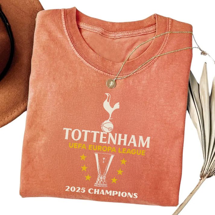 TOT Europa League Champions 2025 Retro Tshirt DDTTV