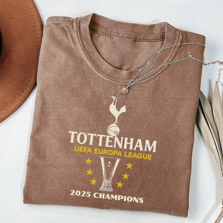 TOT Europa League Champions 2025 Retro Tshirt DDTTV