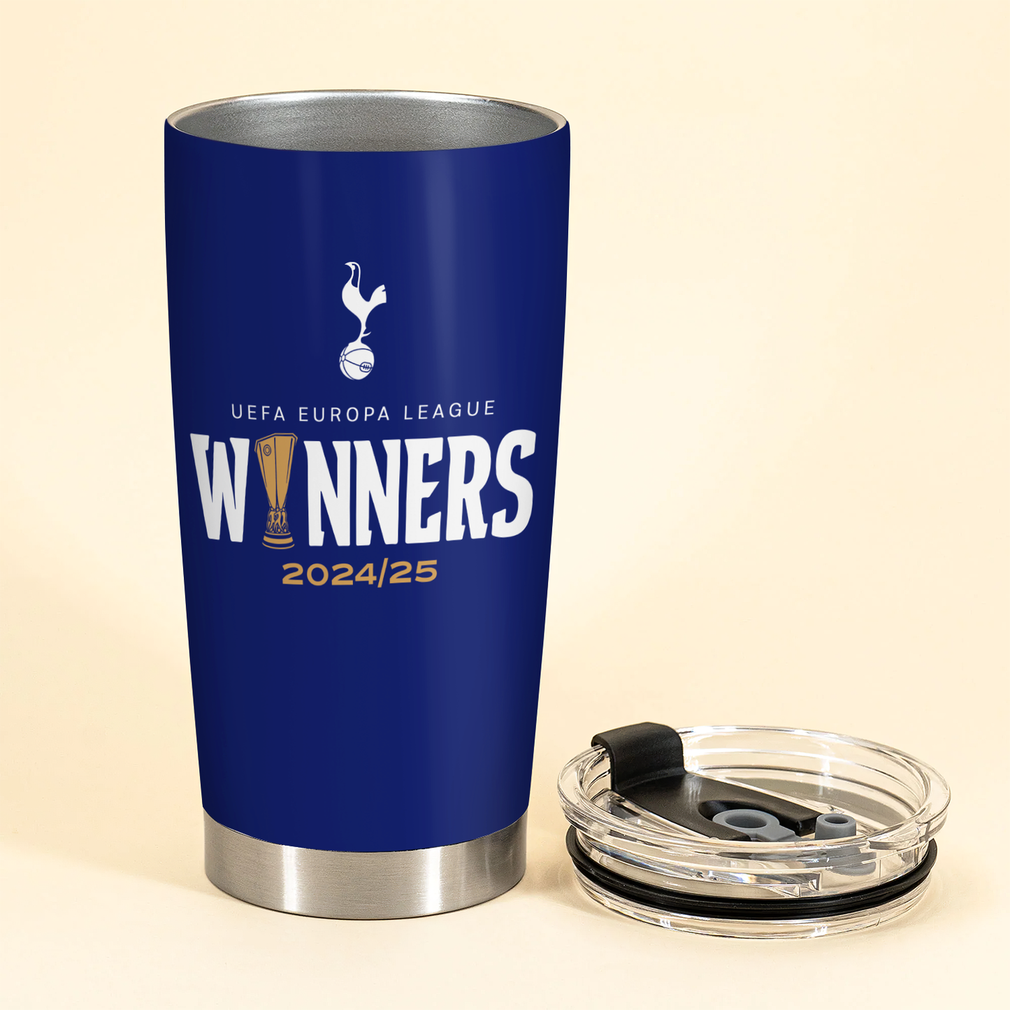 TOT UEFA Europa League Champion 2025 V12 Tumbler DDTCTND