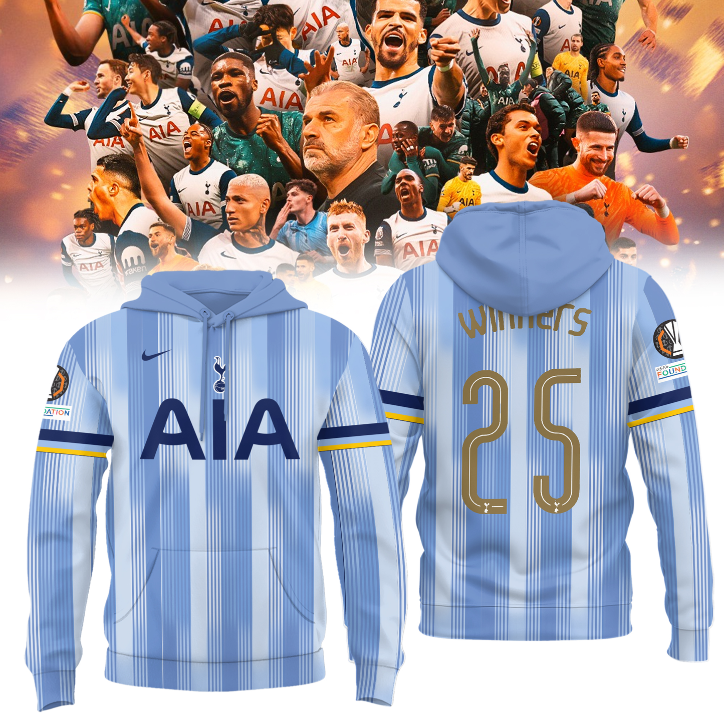 TOT UEFA Europa League Champion 2025 V13 Shirt DDTCTND