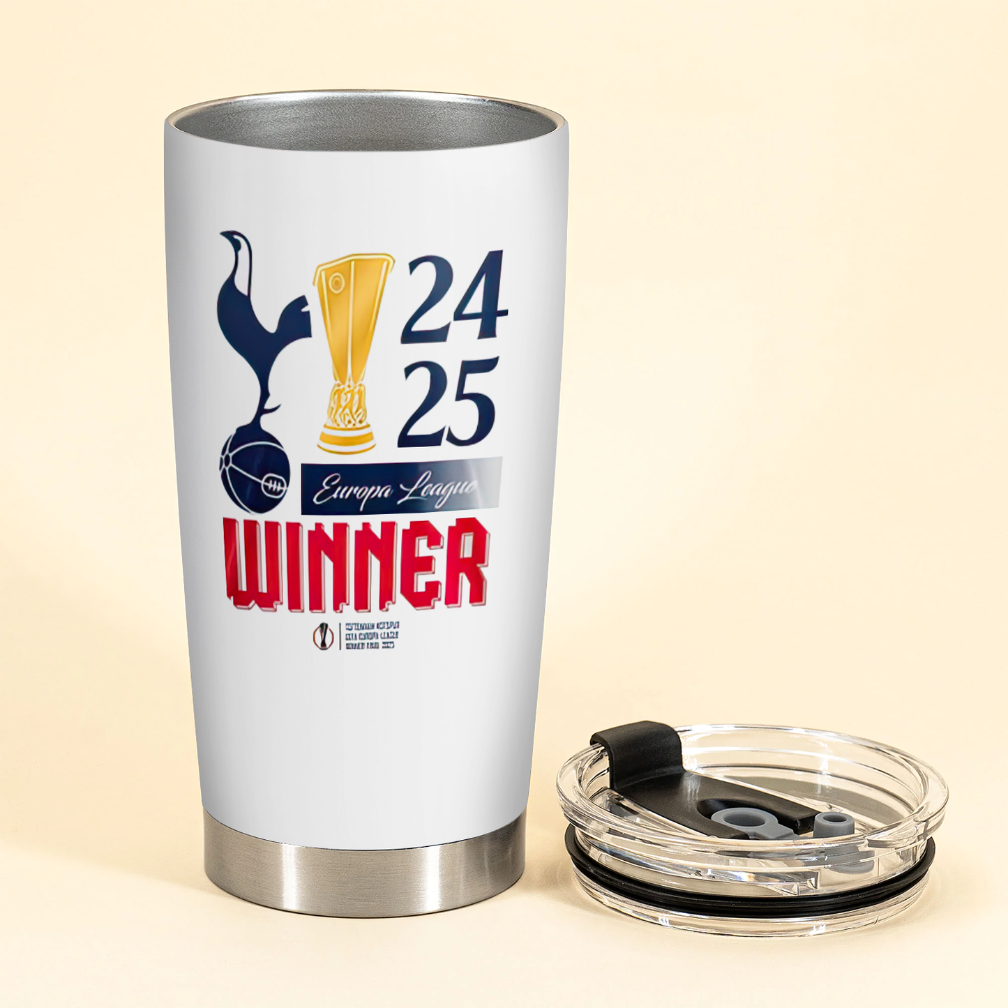 TOT UEFA Europa League Champion 2025 V23 Tumbler DDTCTND