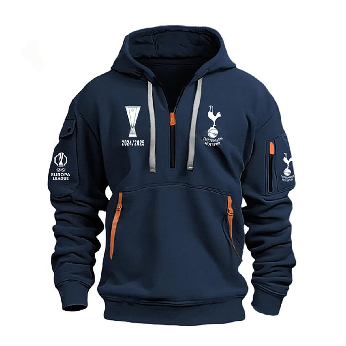 TOT UEFA Europa League Champion 2025 V2 Zipper Hoodie DDTCTND