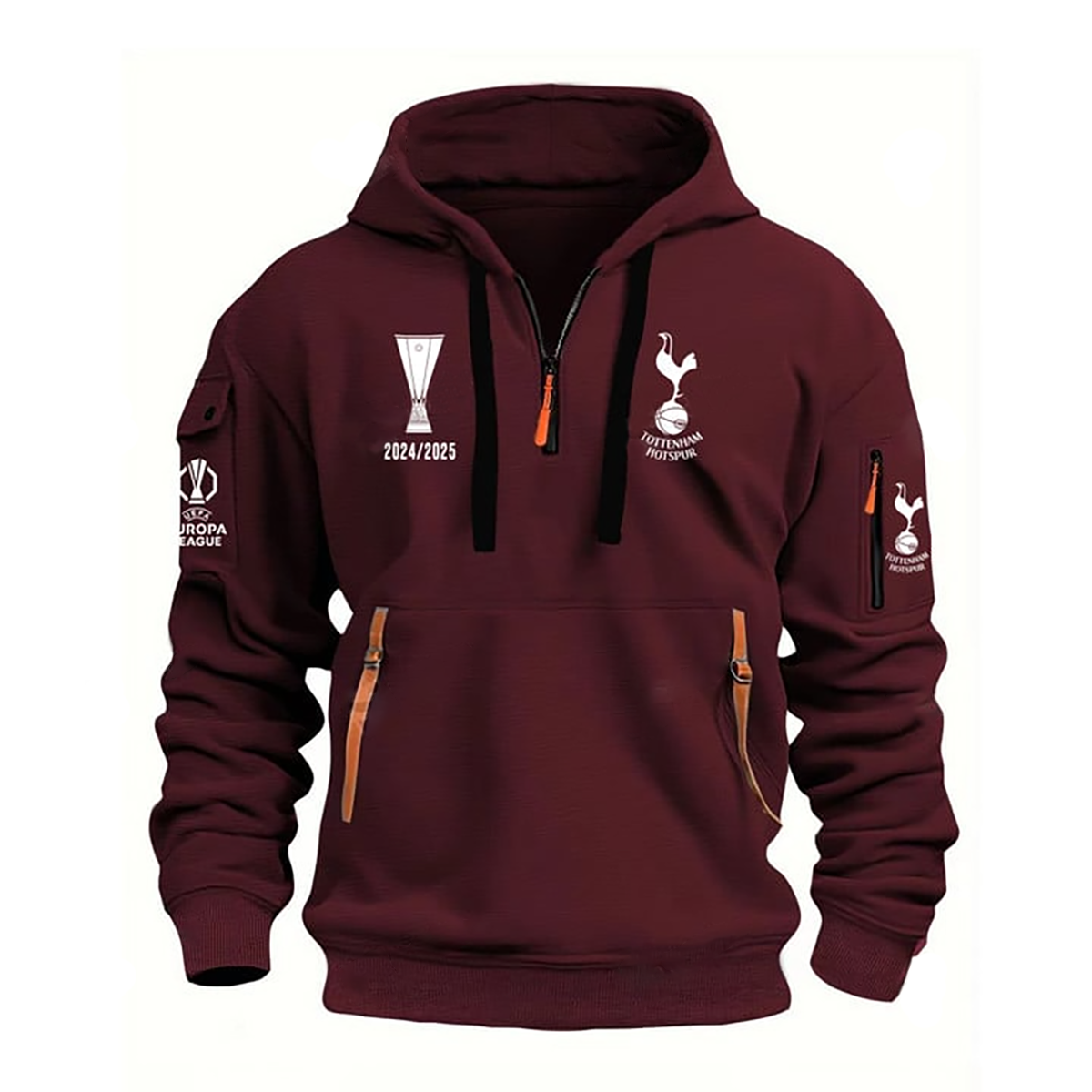 TOT UEFA Europa League Champion 2025 V2 Zipper Hoodie DDTCTND