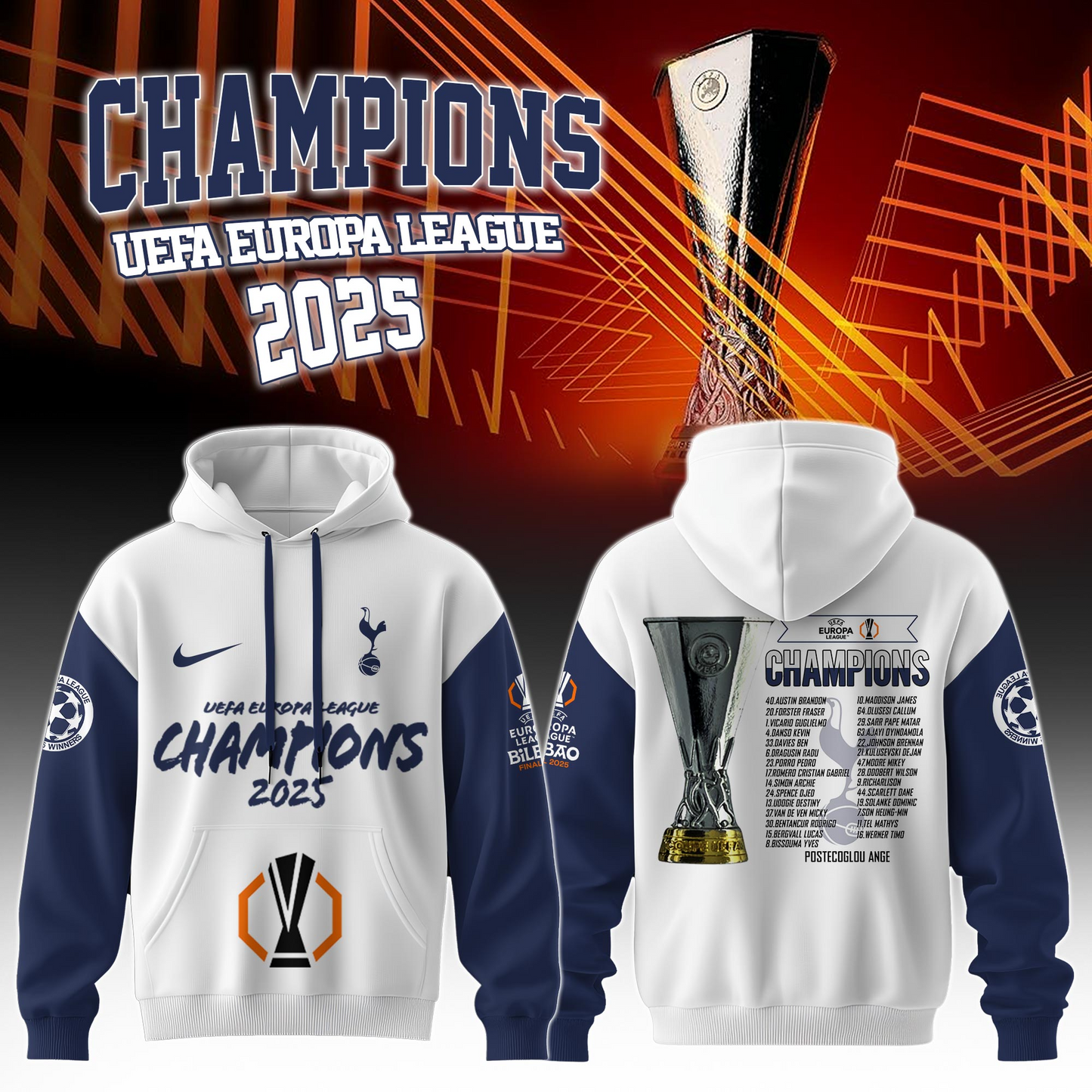 TOT UEFA Europa League Champion 2025 V5 Shirt DDTTTV