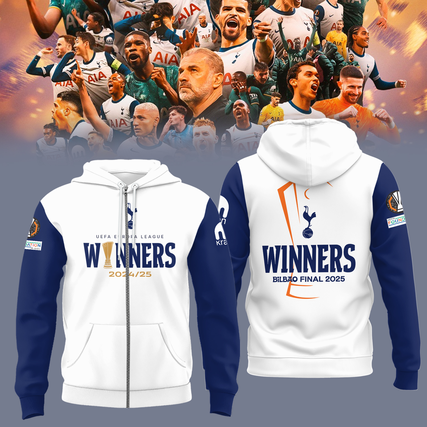TOT UEFA Europa League Champion 2025 V7 Shirt DDTCTND