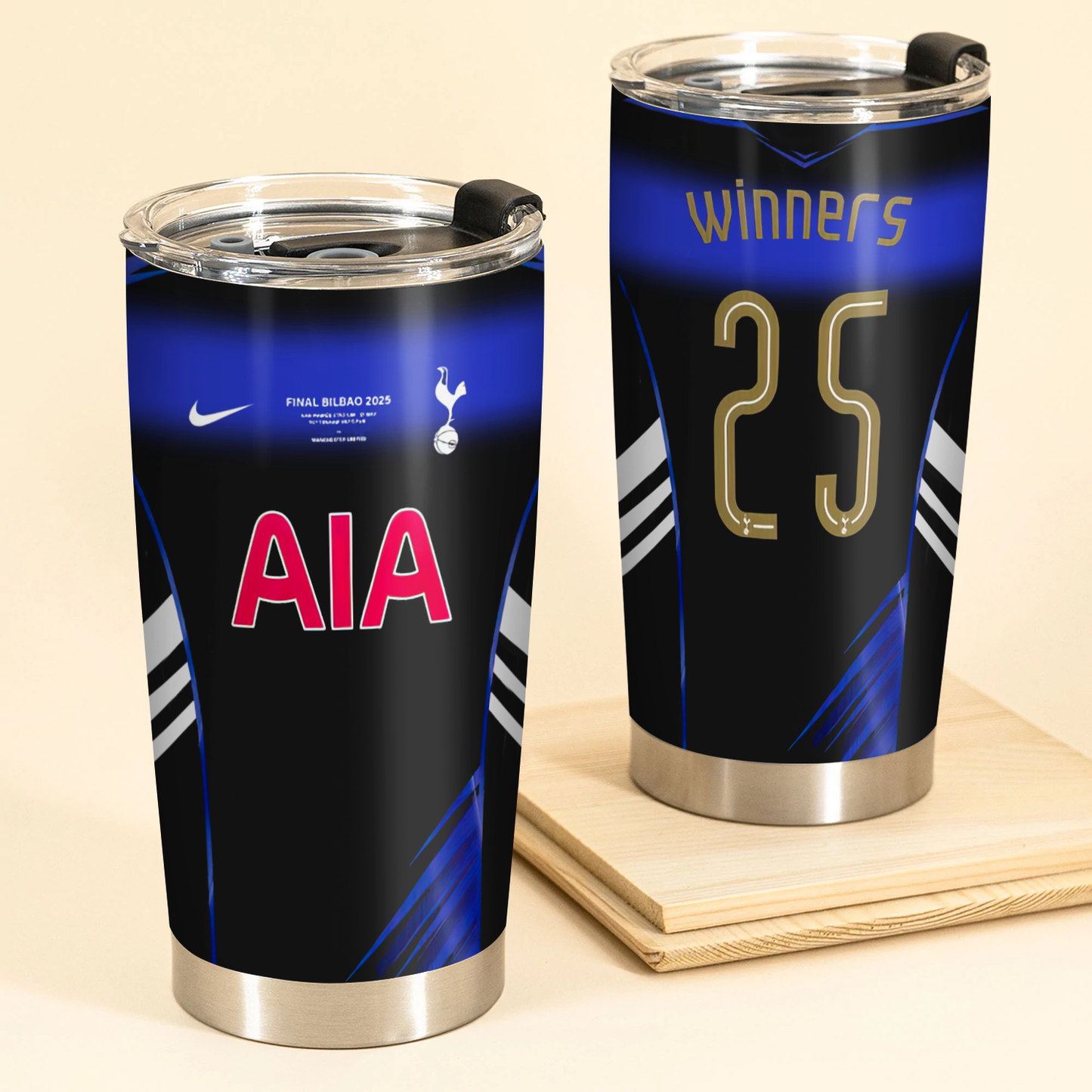 TOT UEFA Europa League Champion 2025 V7 Tumbler DDTCTND