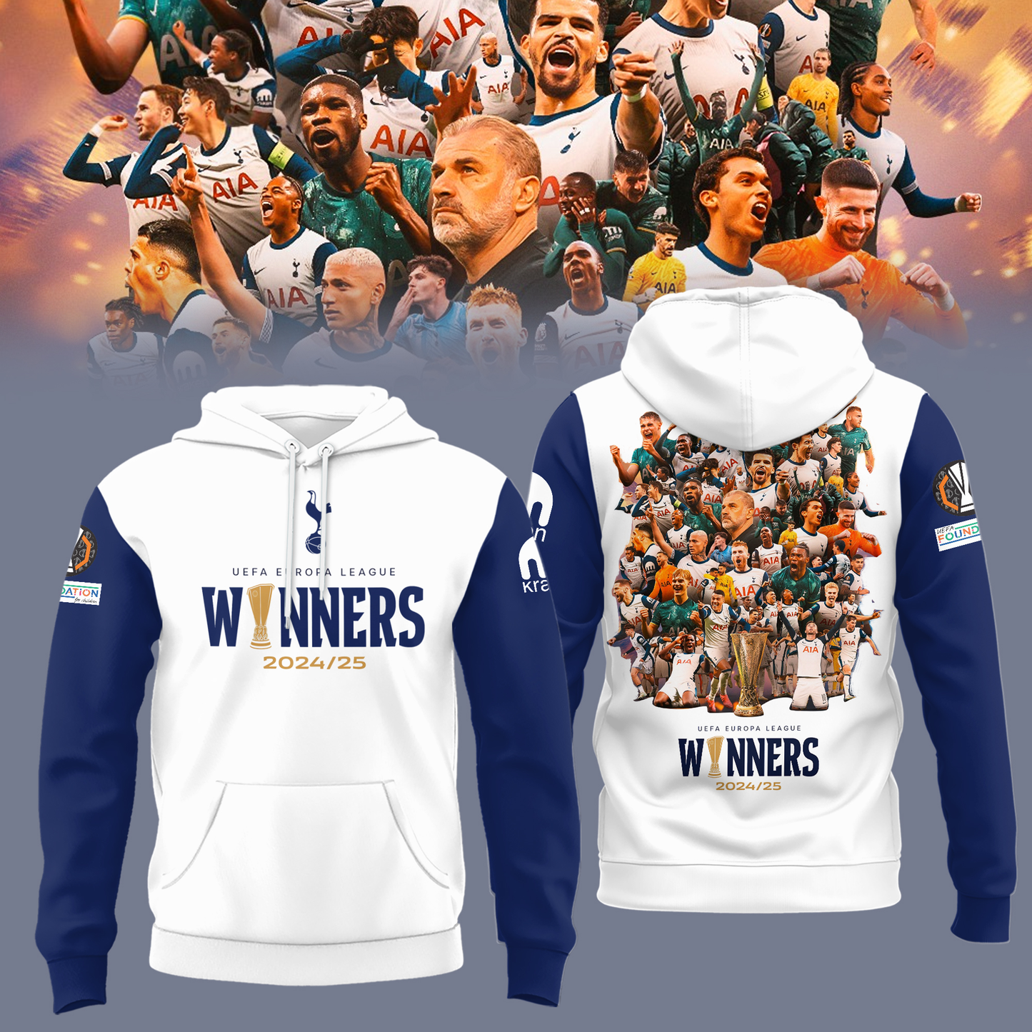 TOT UEFA Europa League Champion 2025 V8 Shirt DDTCTND