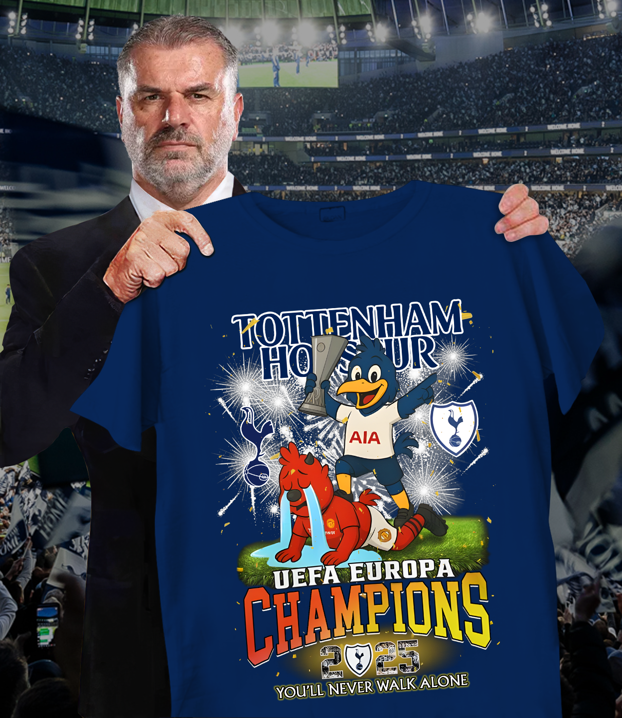 TOT Uefa Europa Champions 2D Shirt NDD