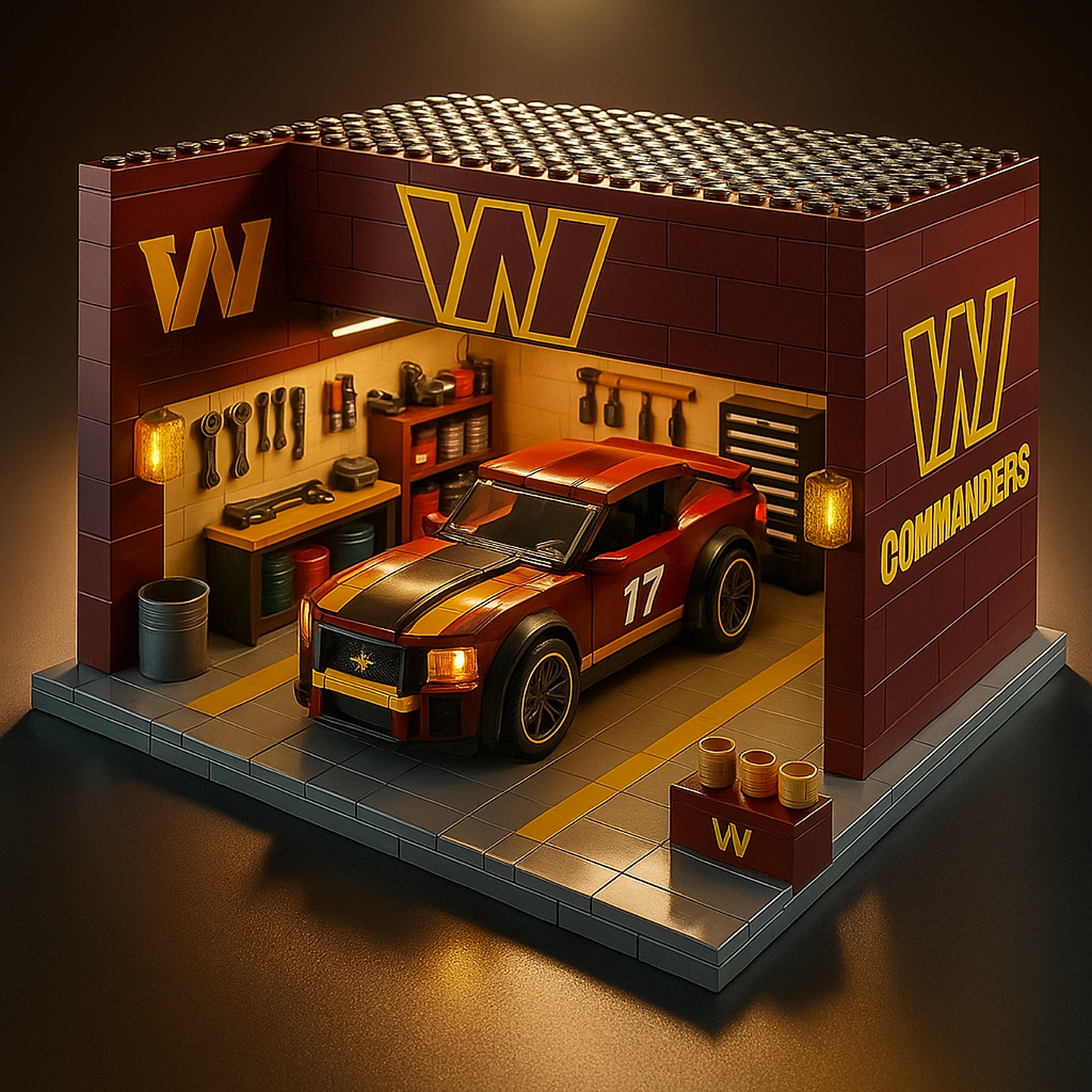 WAS x NFL Garage Building Blocks Set DATND TANTD