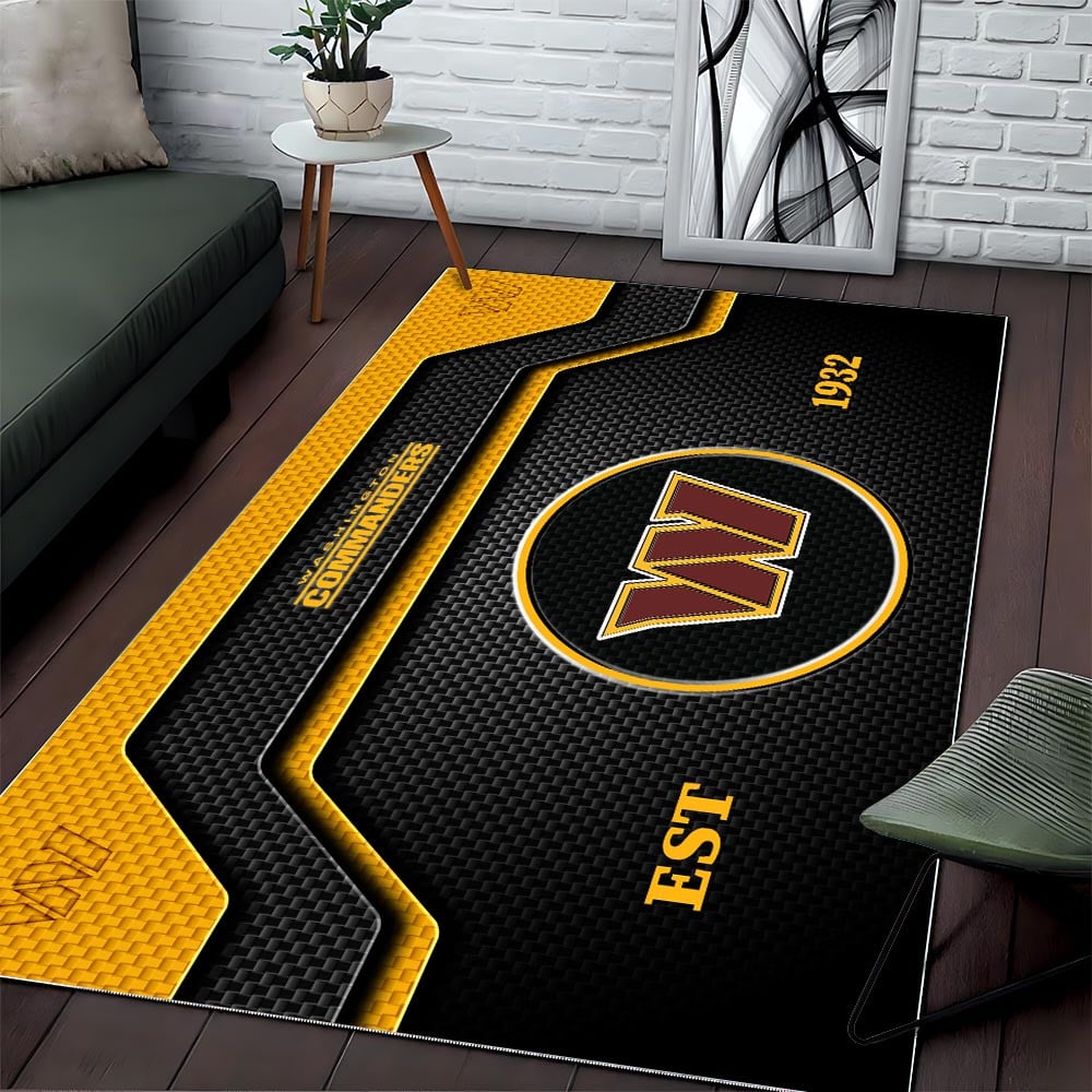 WAS x NFL Modern Sports Living Room Rug DatND DVT