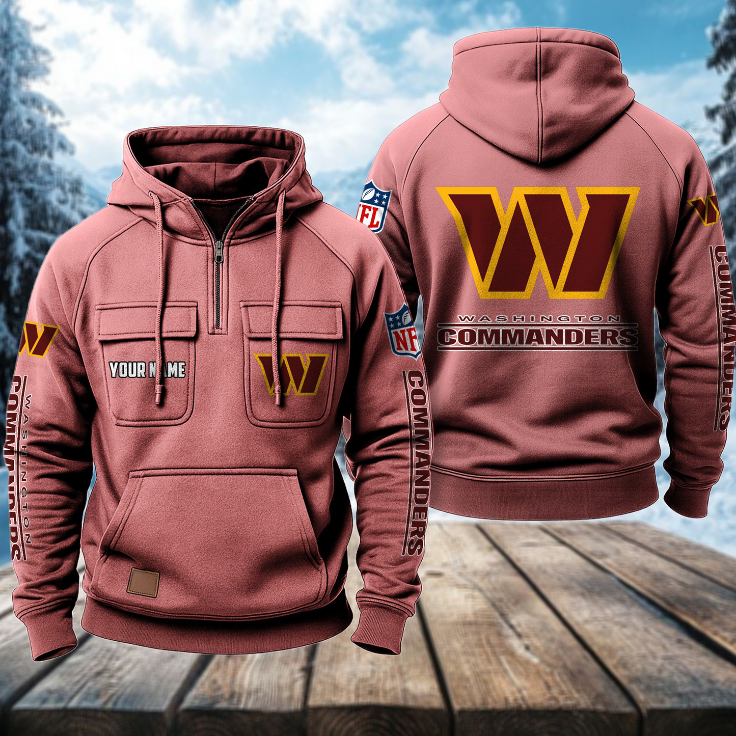 WAS x NFL Premium Hoodie DATND TANTD