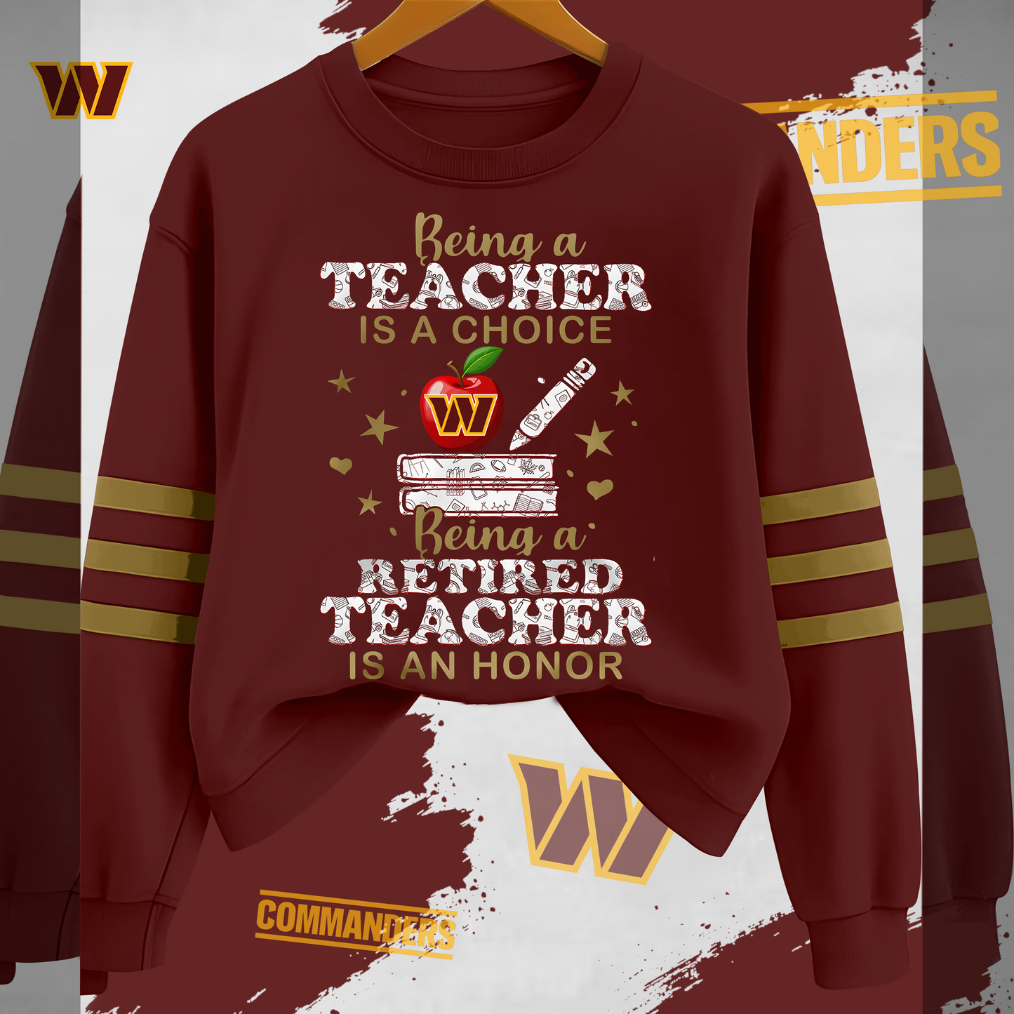 WC Premium NFL Teacher Honor 3D Sweatshirt DDT HLPHUONG