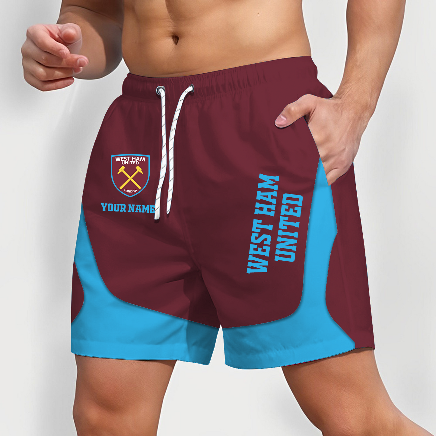 WES x EPL Team Special Short Pants For Men Custom Name Gifts DATND TANTD