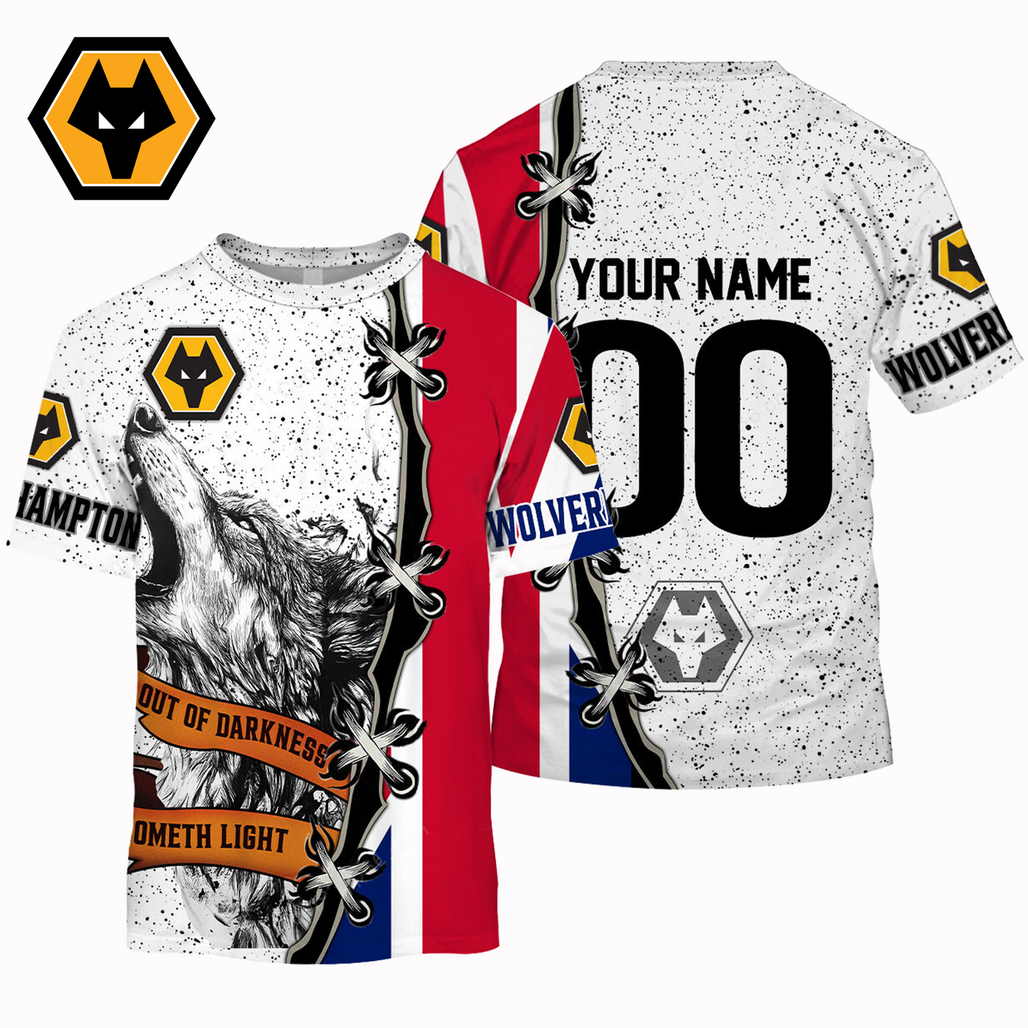 WW x EPL UK Flag Mascot Design Shirt DDT CTND